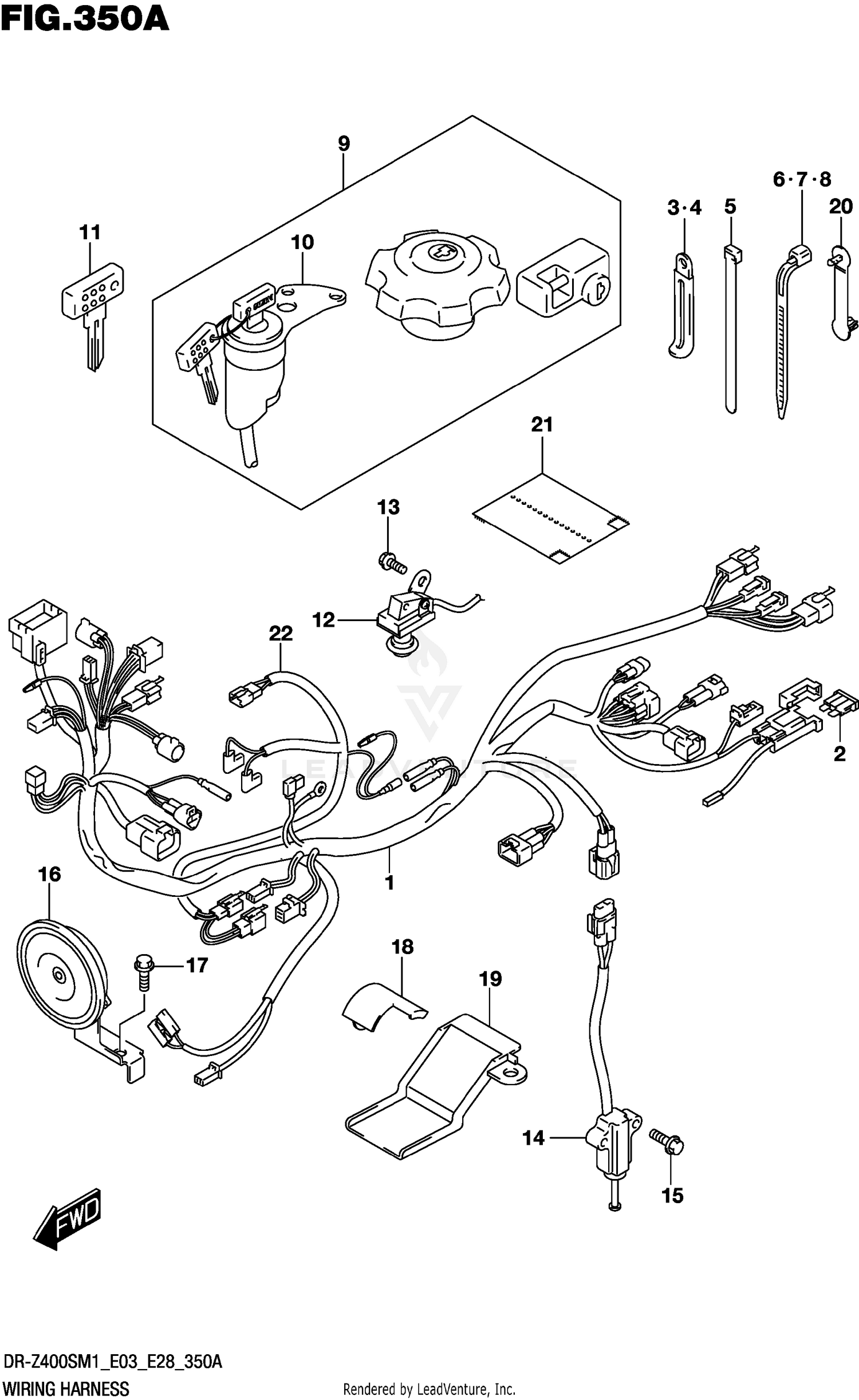 WIRING HARNESS (DR-Z400S:E03,E28)