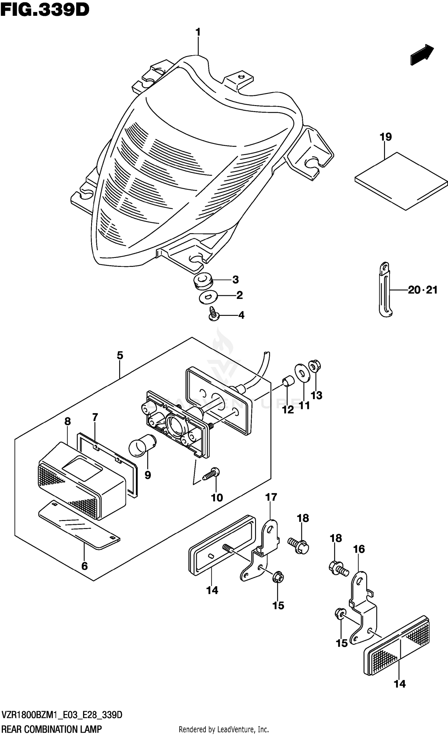 REAR COMBINATION LAMP