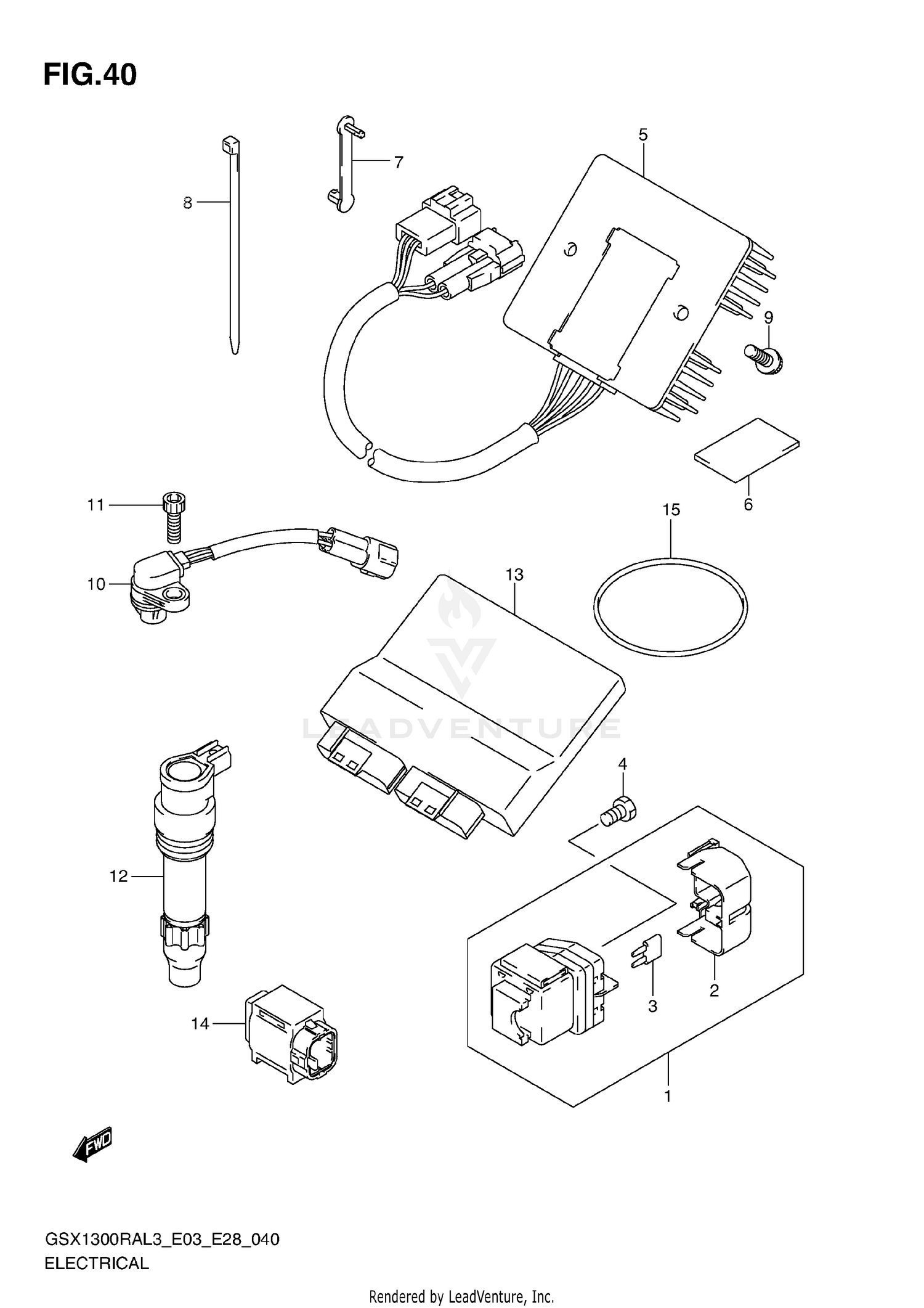 ELECTRICAL (GSX1300RAL3 E33)