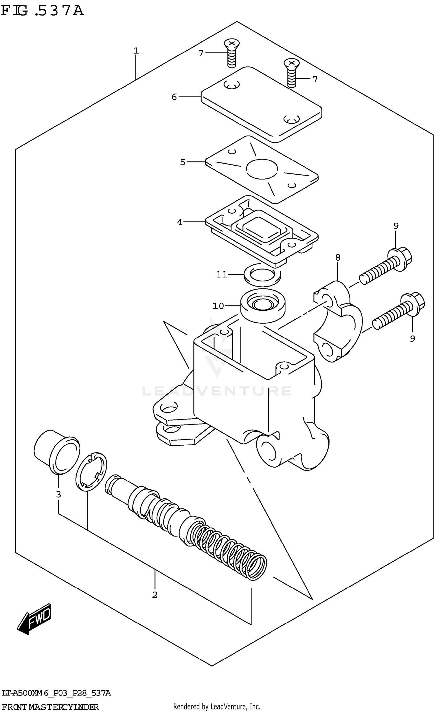 FRONT MASTER CYLINDER