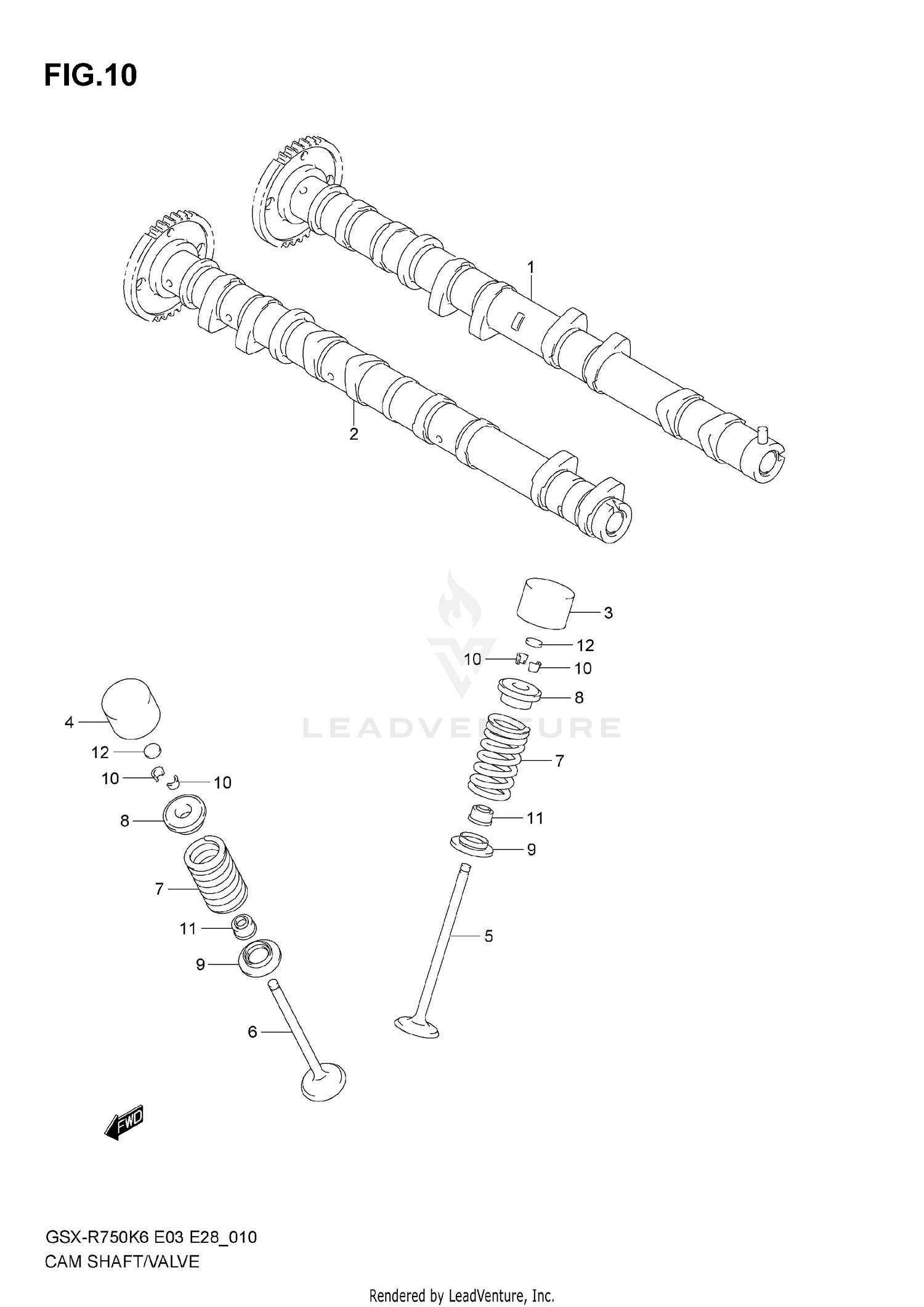 CAM SHAFT - VALVE