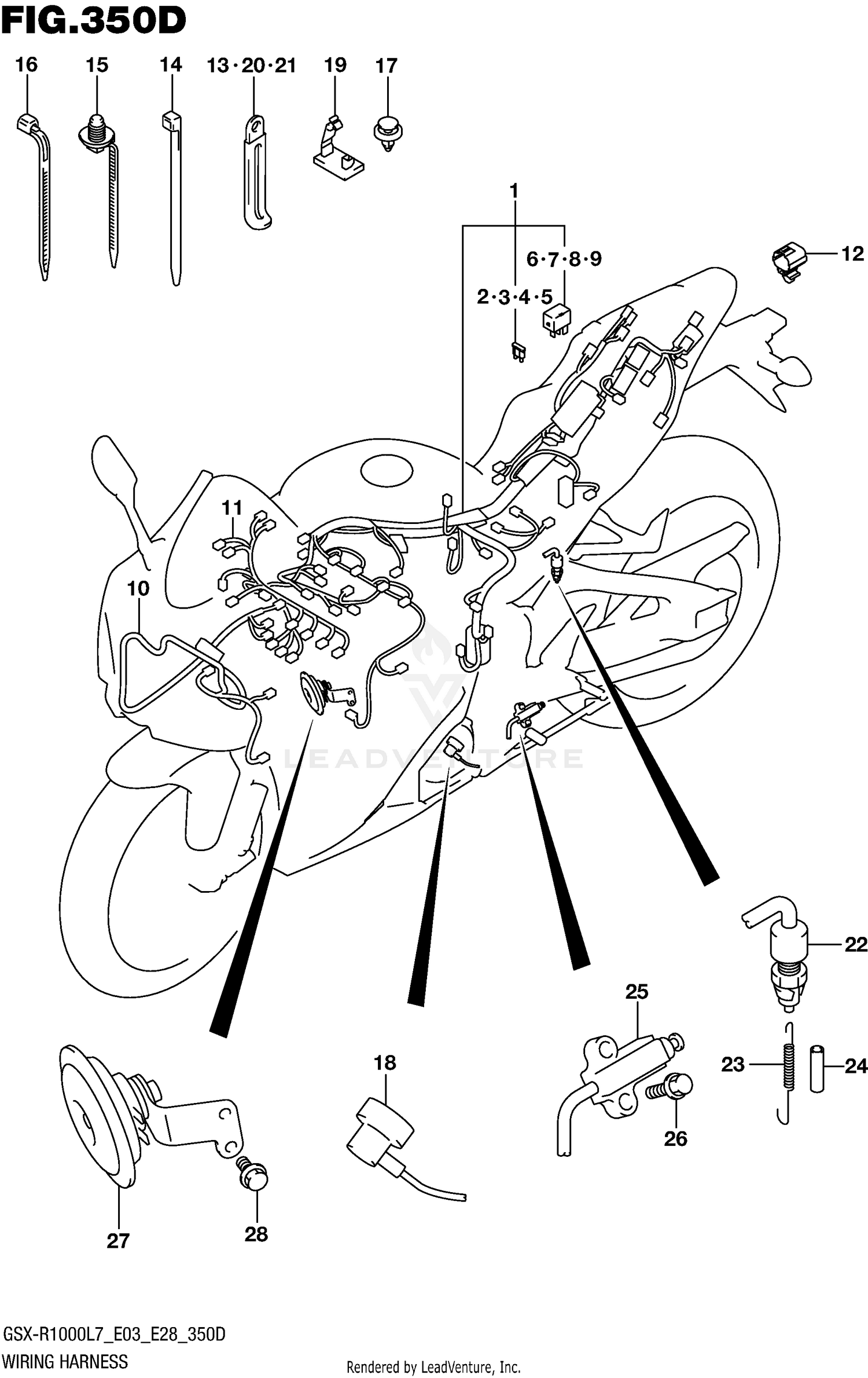 WIRING HARNESS (GSX-R1000AL7 E03)