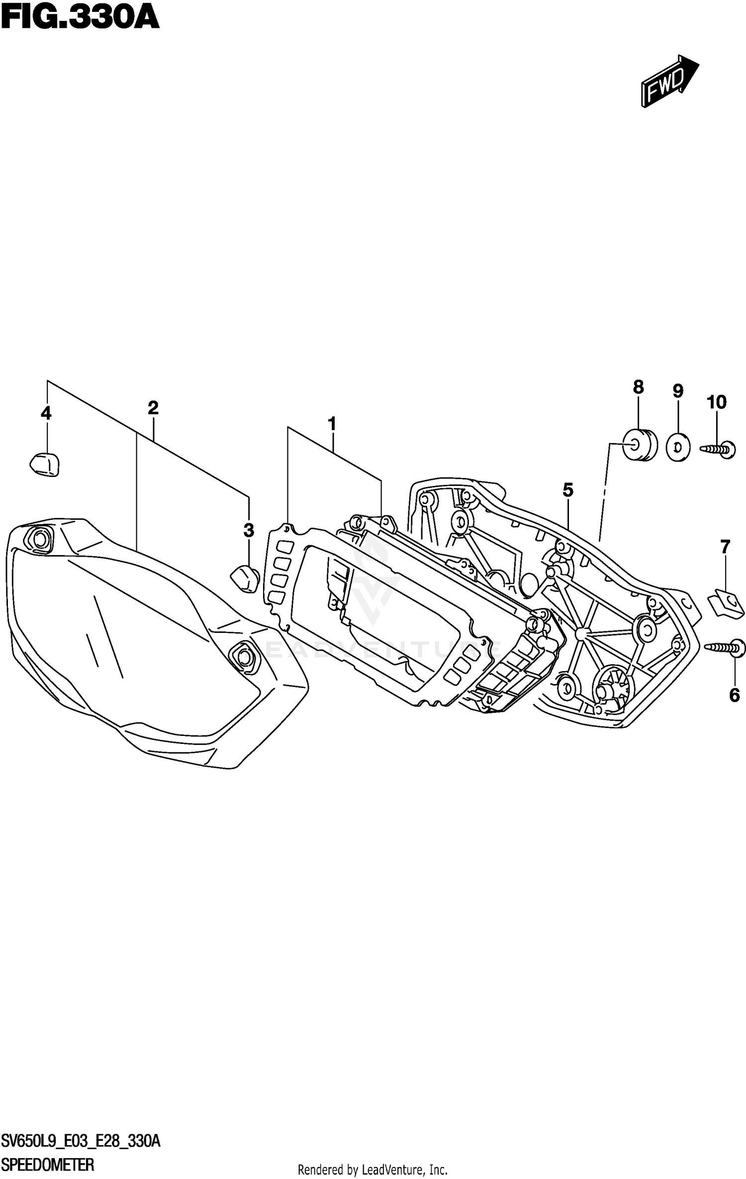 SPEEDOMETER (SV650L9 E03)