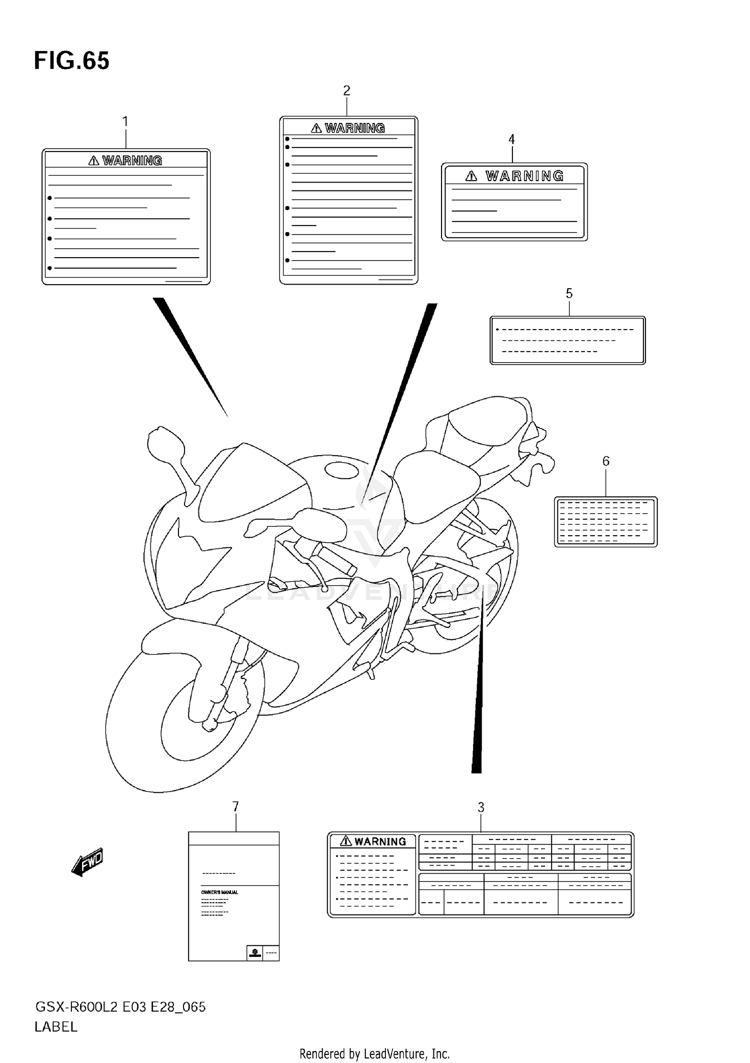 LABEL (GSX-R600L2 E03)