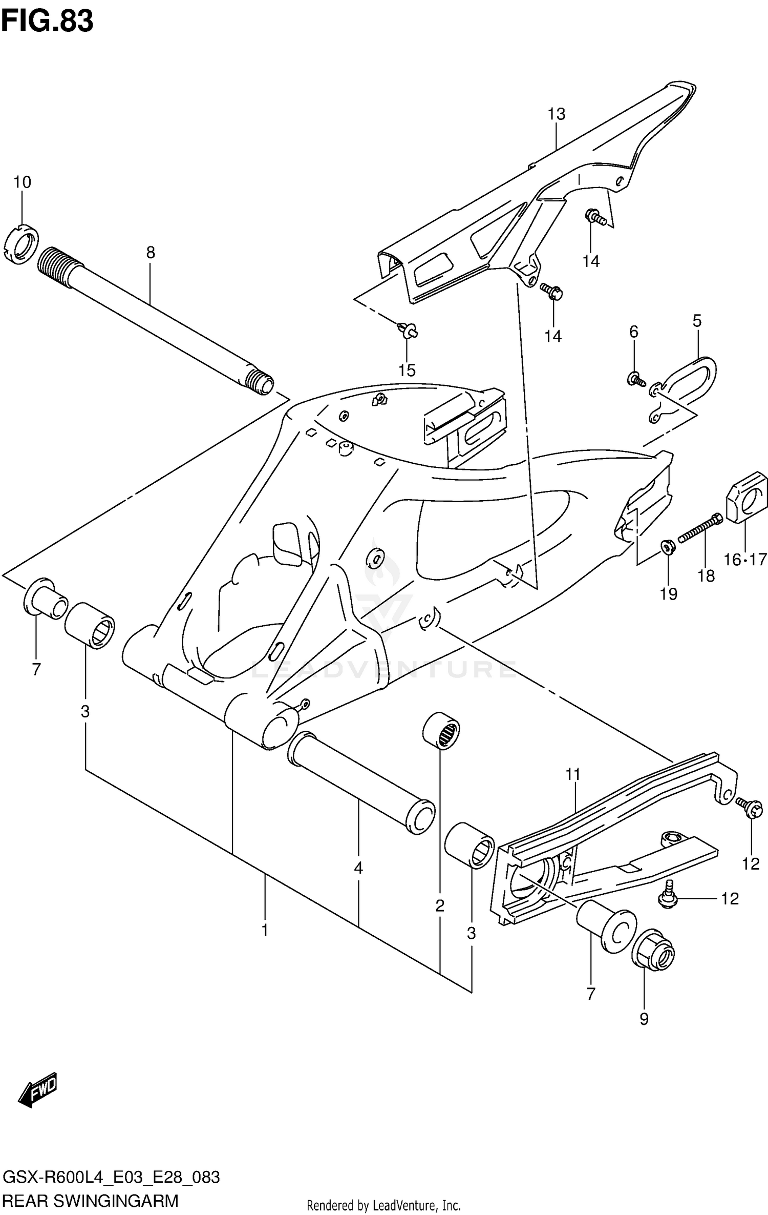REAR SWINGINGARM