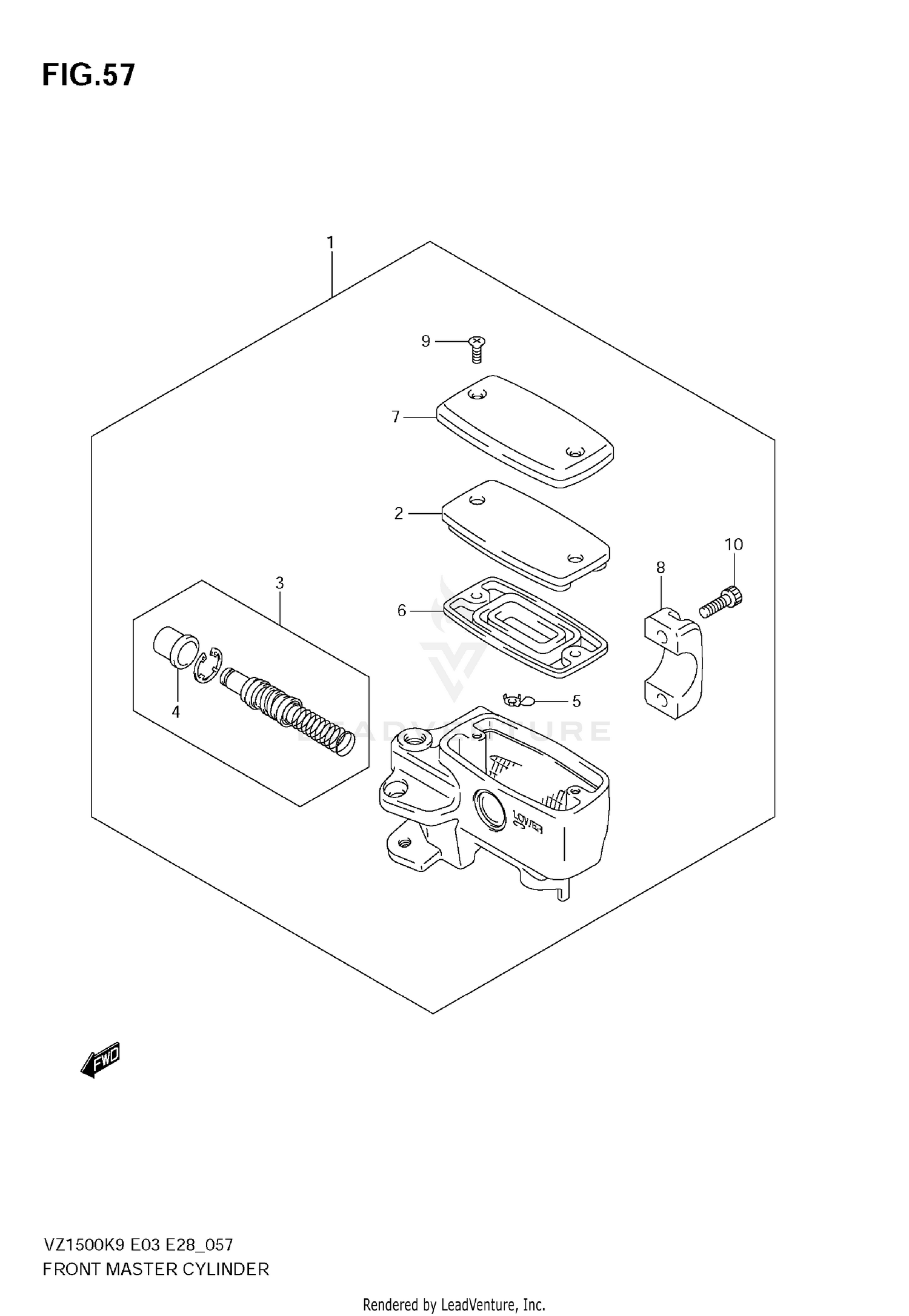 FRONT MASTER CYLINDER