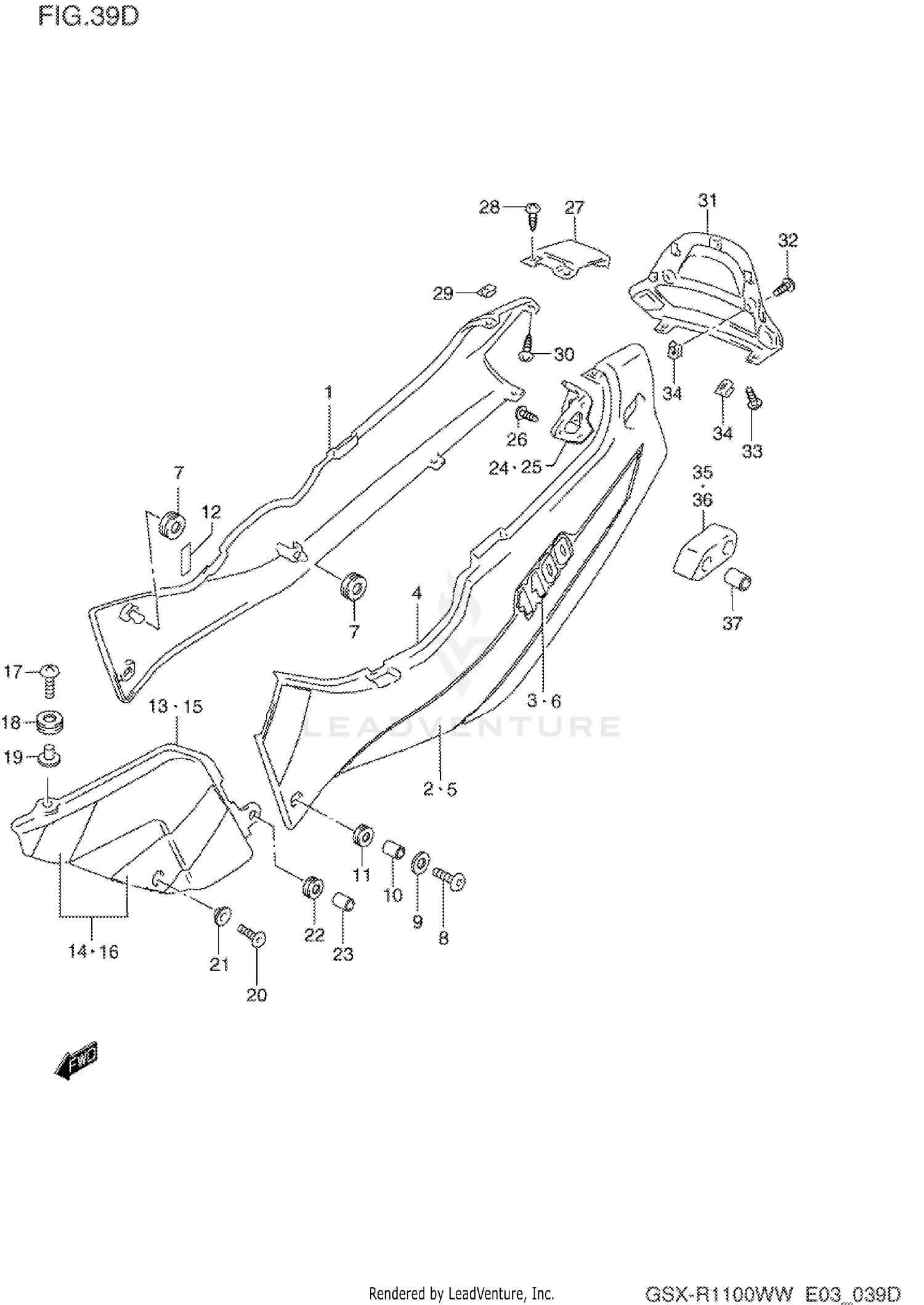 FRAME COVER (MODEL V/W)