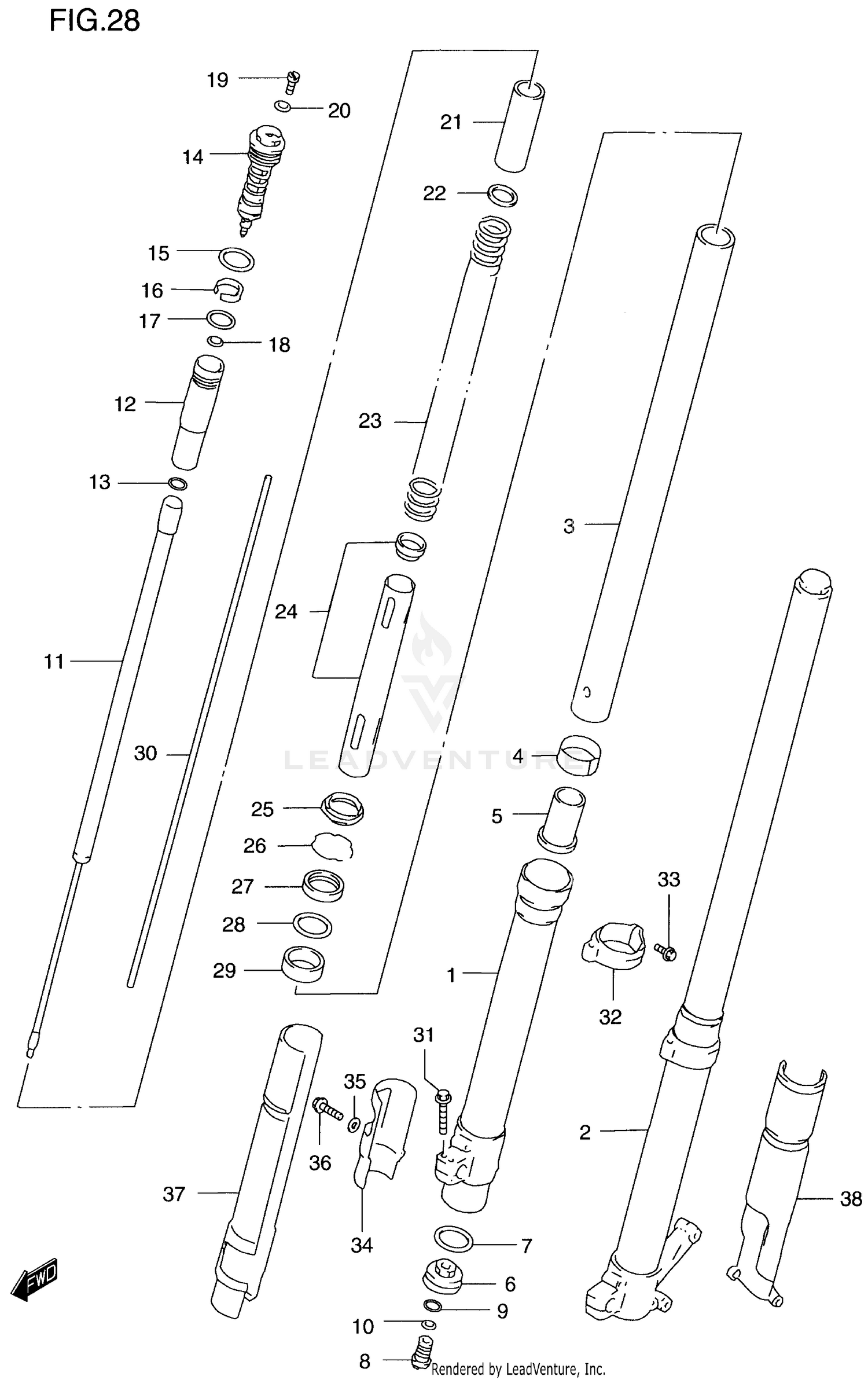 FRONT DAMPER (MODEL T)