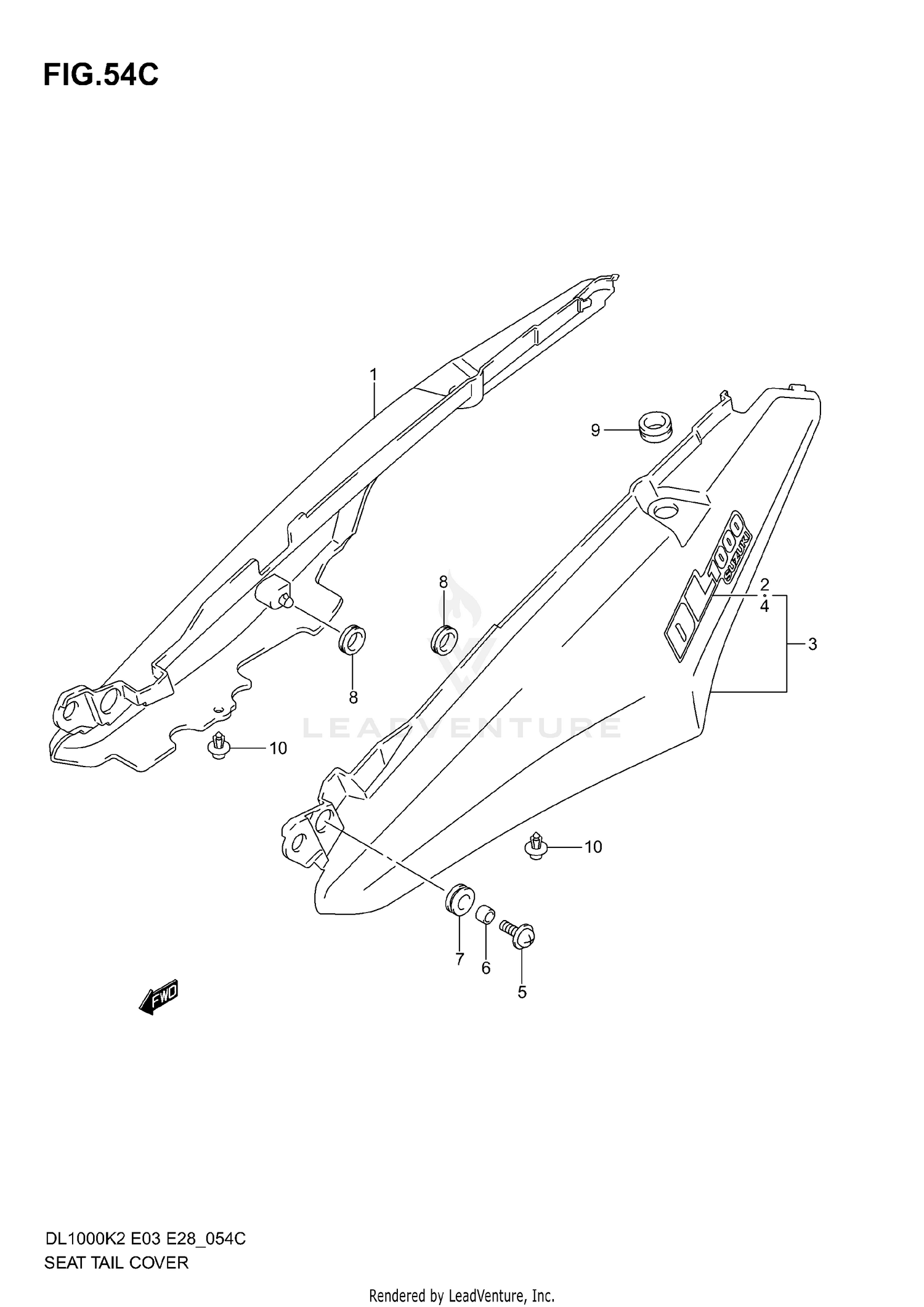 SEAT TAIL COVER (MODEL K5)