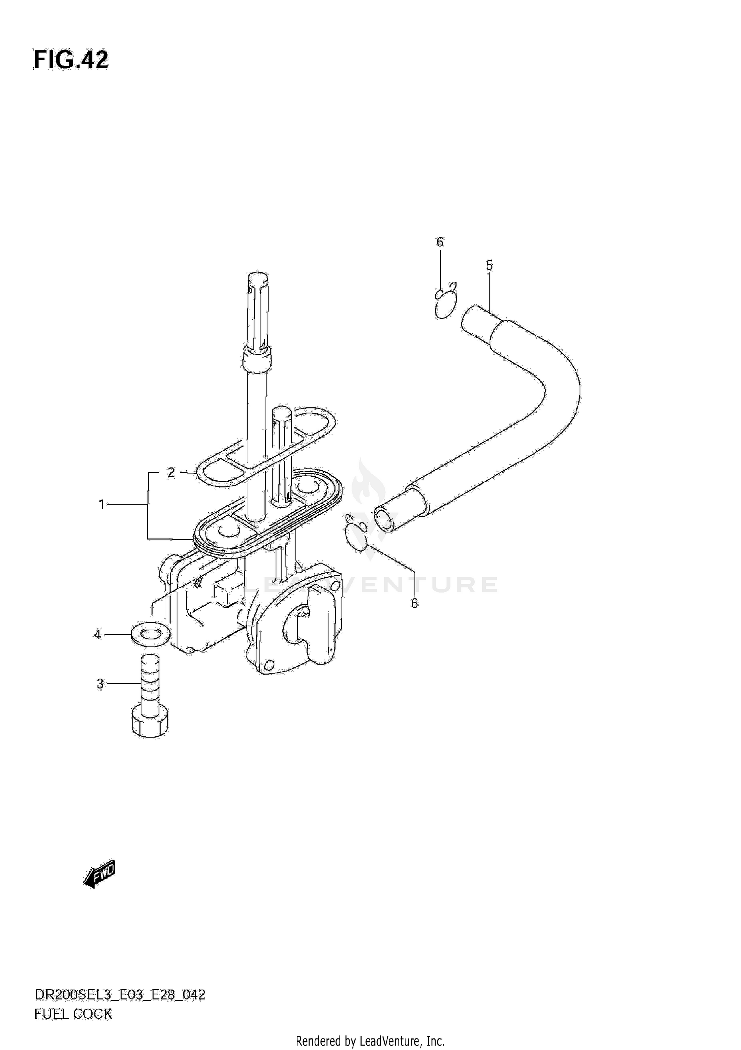 FUEL COCK (DR200SEL3 E33)