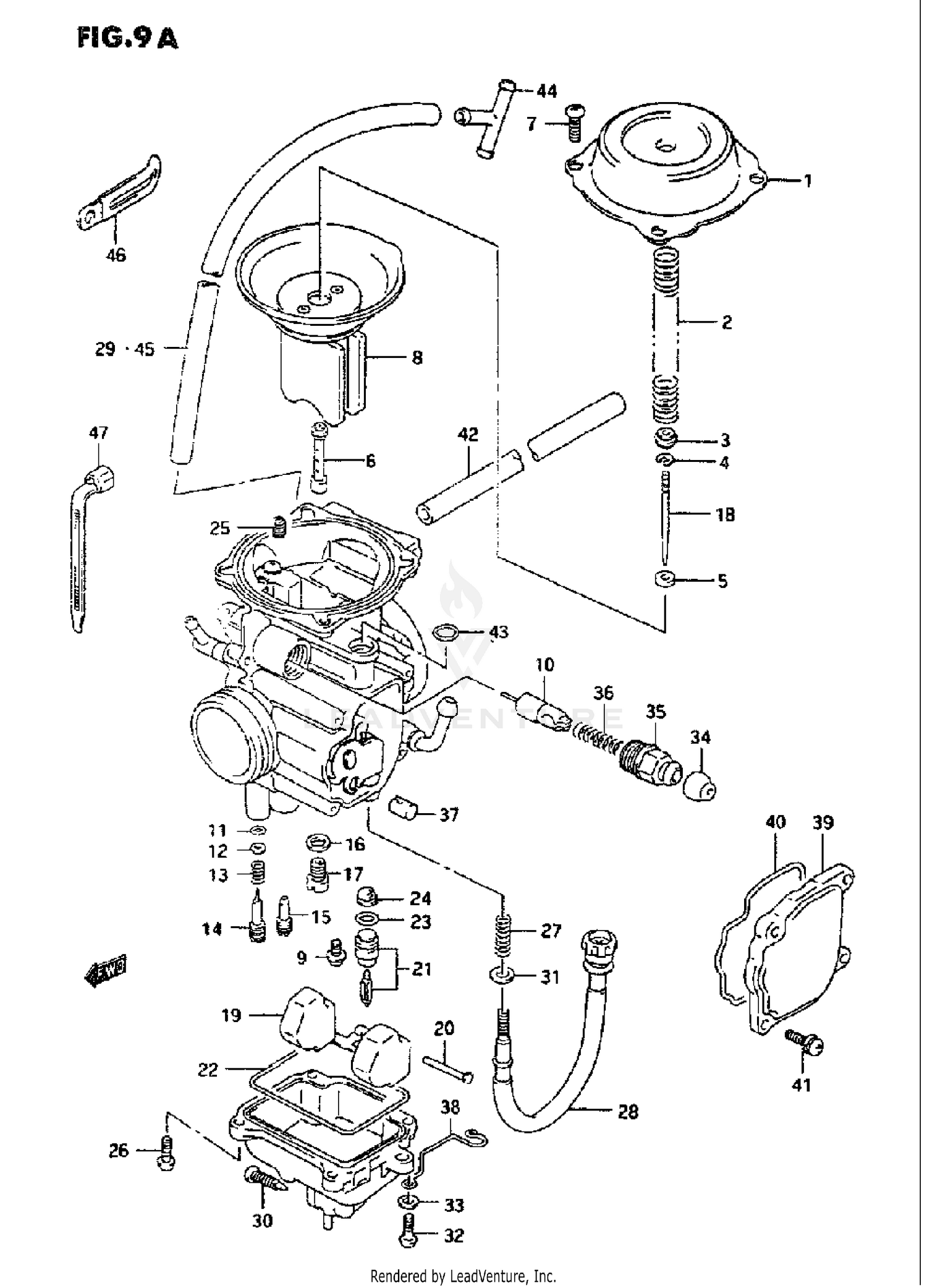 CABURETOR (MODEL L\M\N\P\R\S\T)
