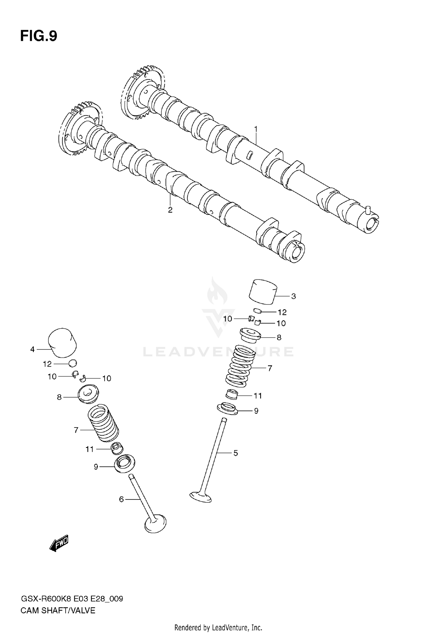 CAM SHAFT - VALVE