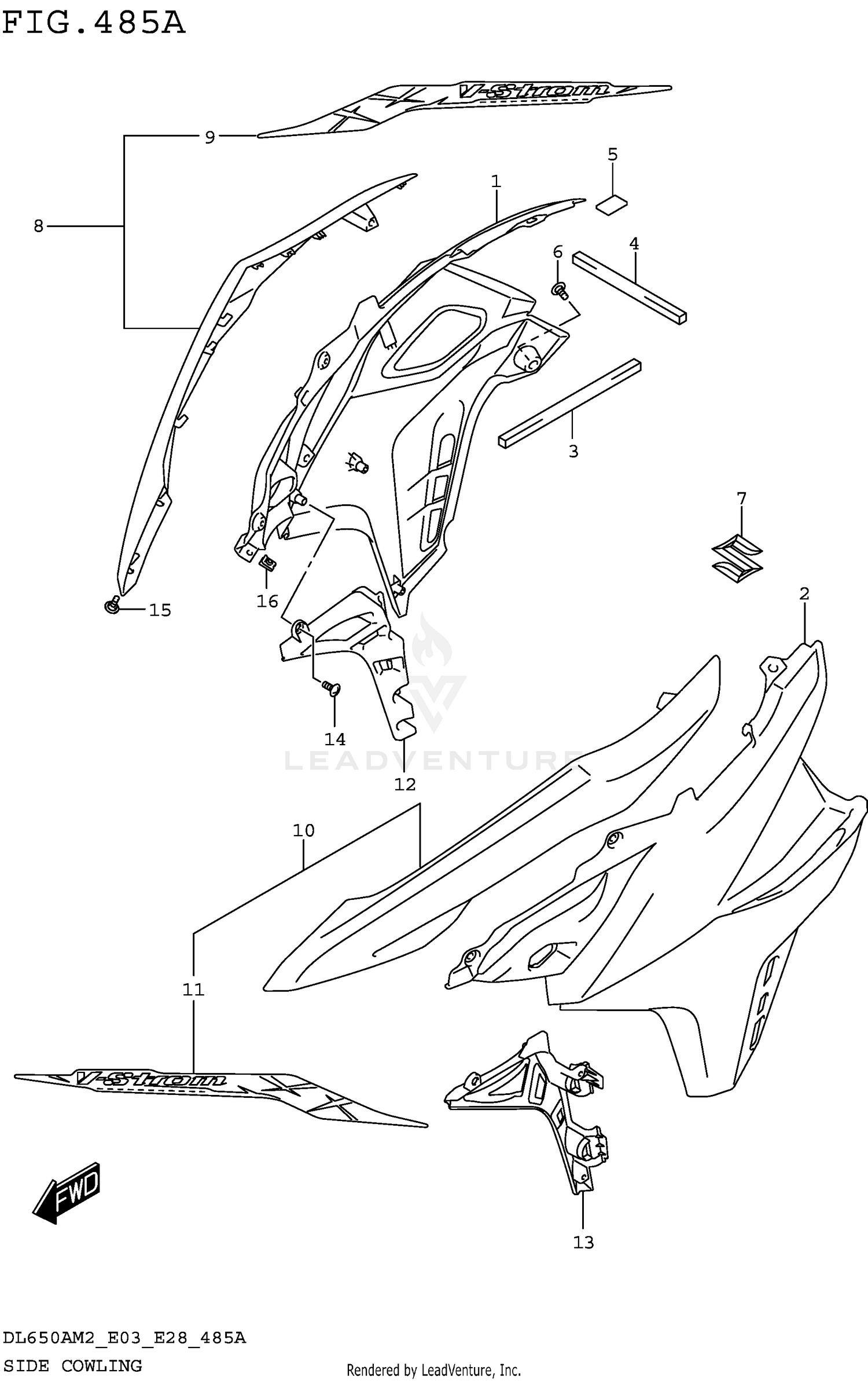 SIDE COWLING (DL650AM2 E03)