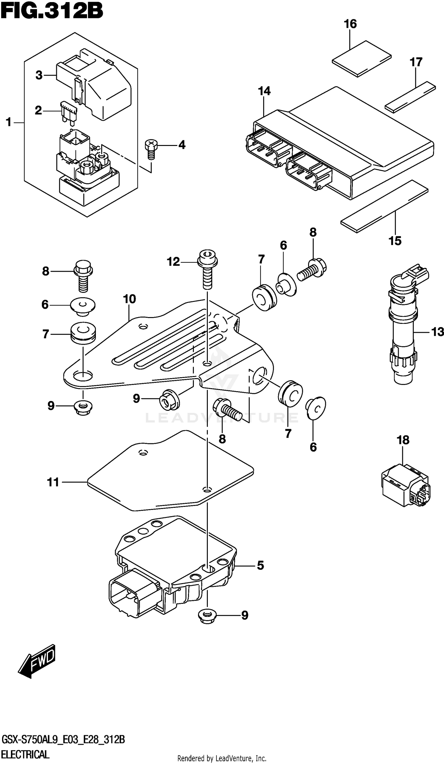 ELECTRICAL (GSX-S750ZL9 E33)
