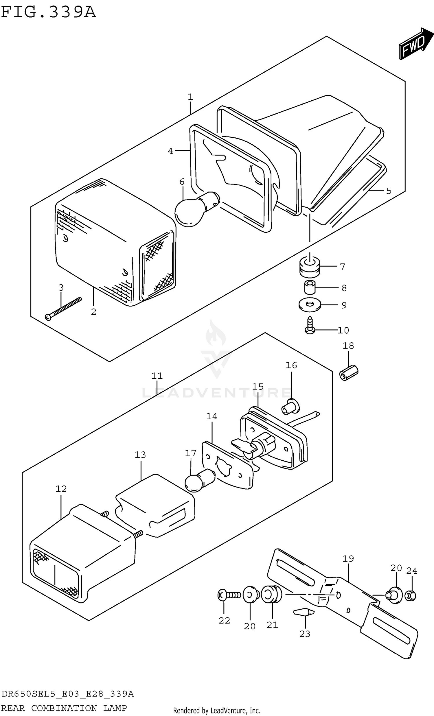 REAR COMBINATION LAMP