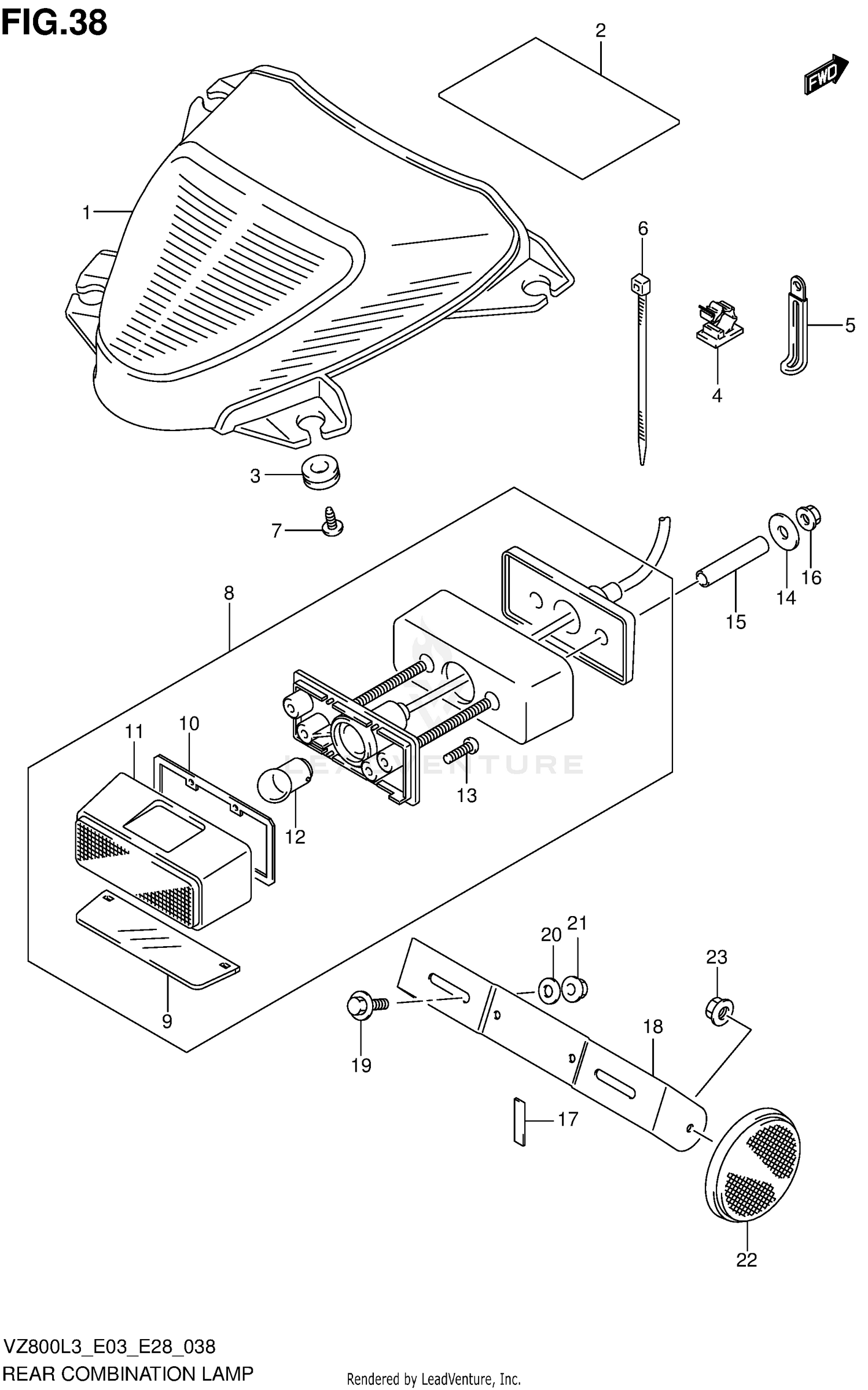 REAR COMBINATION LAMP