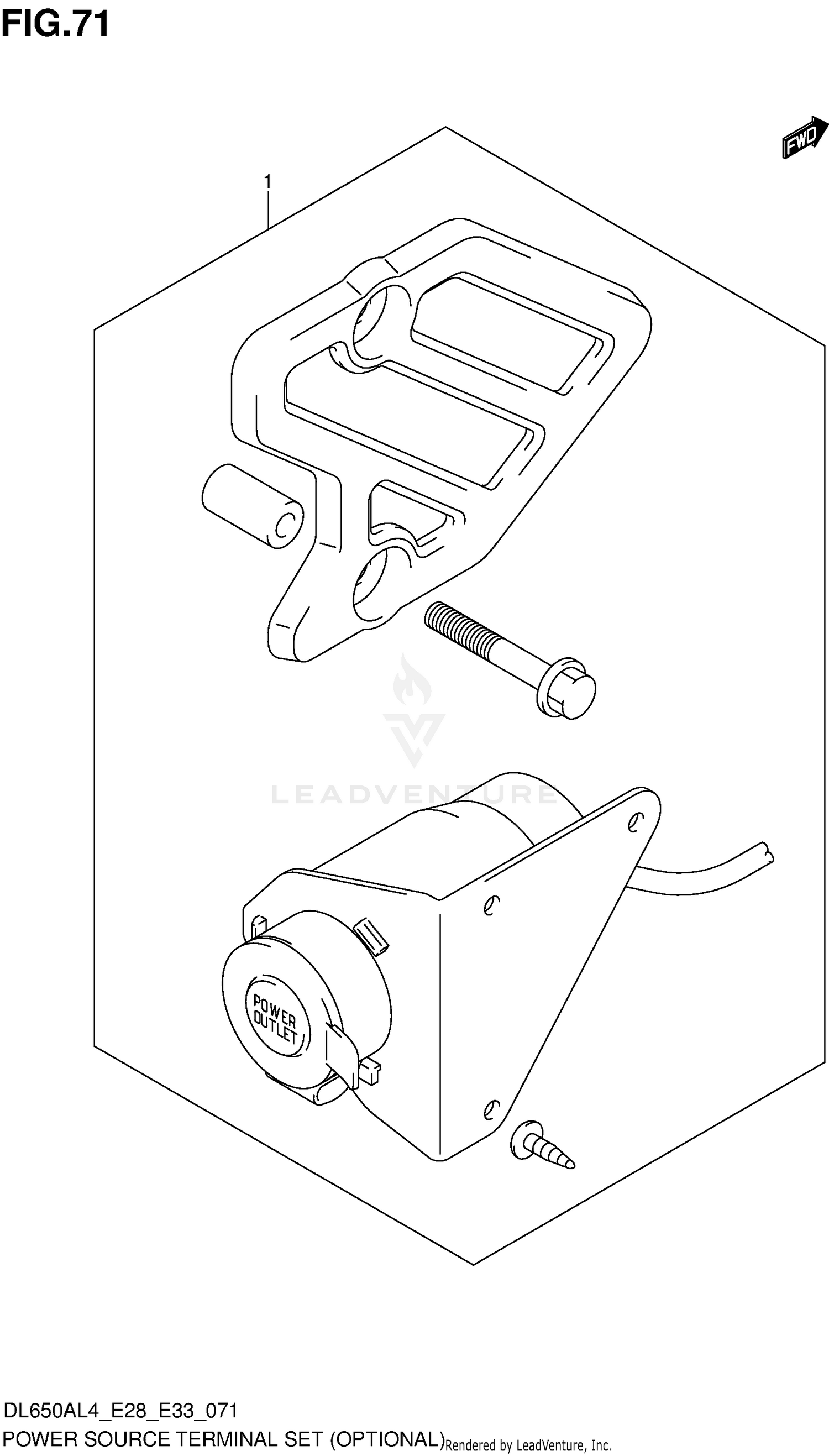POWER SOURCE TERMINAL SET (OPTIONAL)