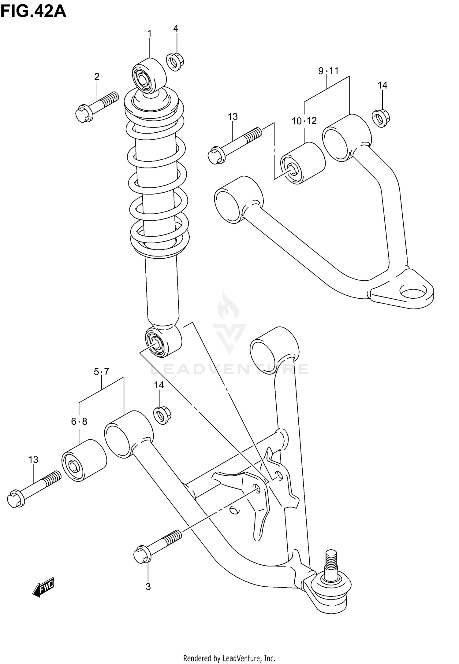 SUSPENSION ARM (MODEL K5/K6)