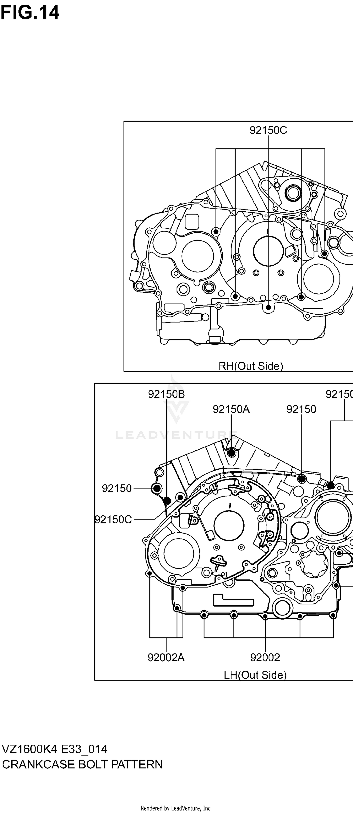 CRANKCASE BOLT PATTERN