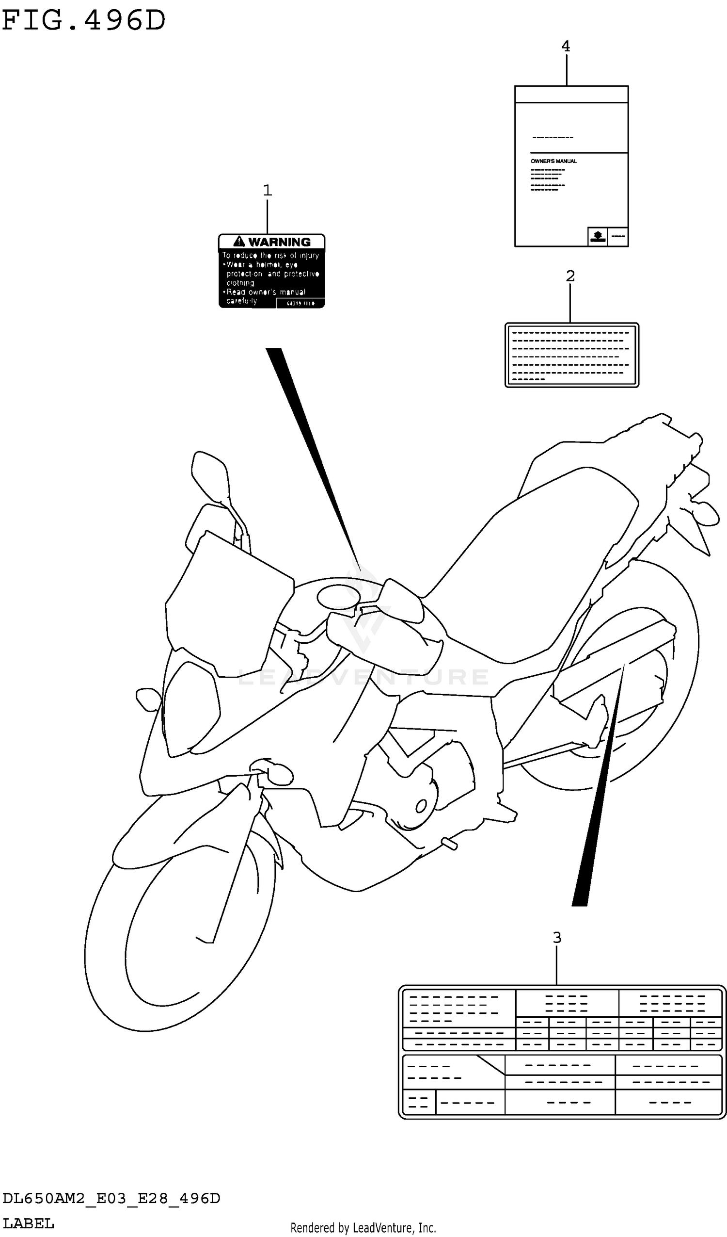 LABEL (DL650XAM2 E03)