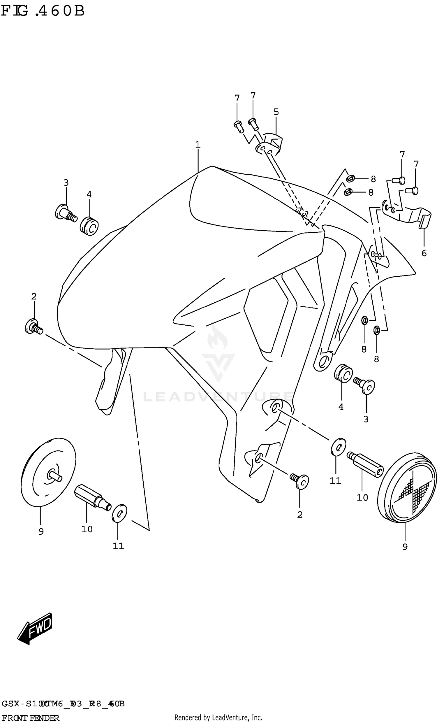FRONT FENDER