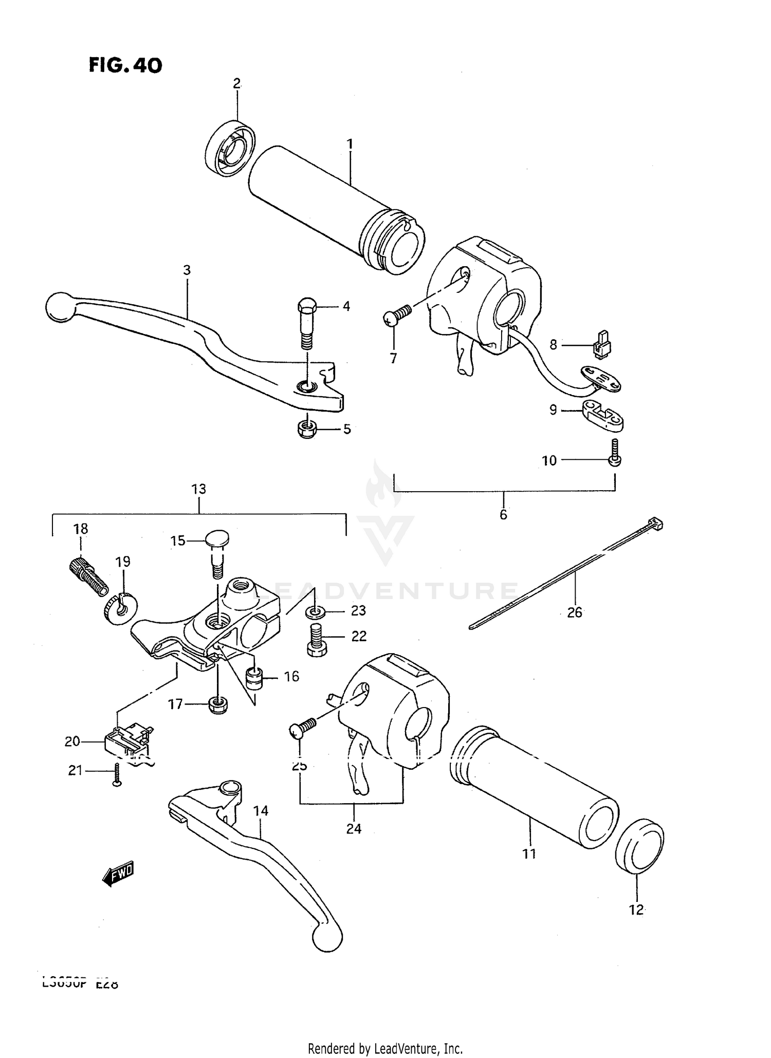 HANDLE SWITCH (MODEL G/J)