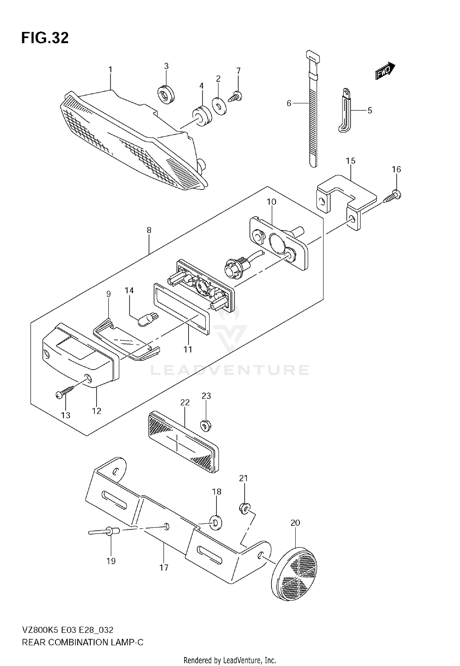 REAR COMBINATION LAMP