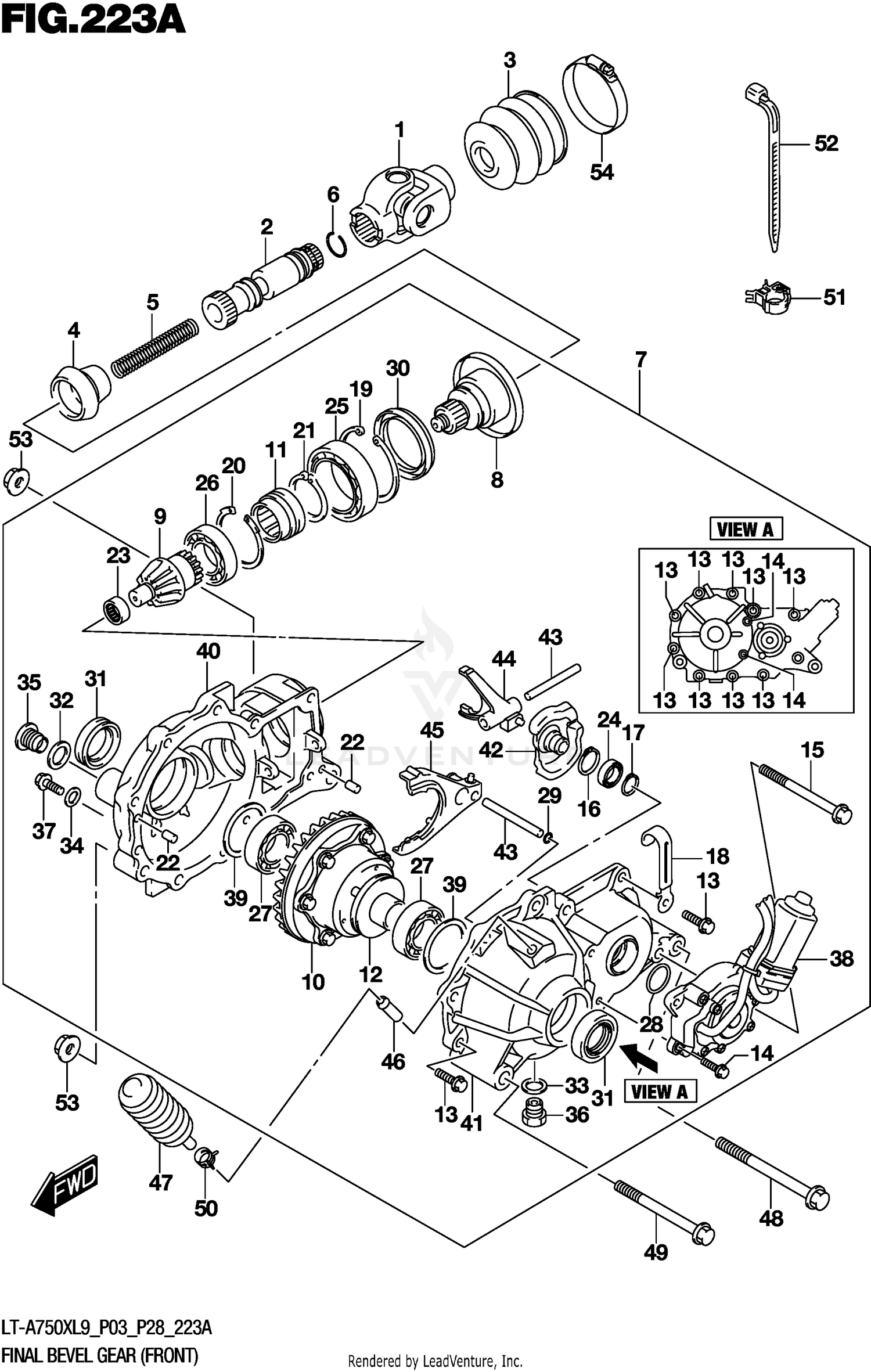 FINAL BEVEL GEAR (FRONT)