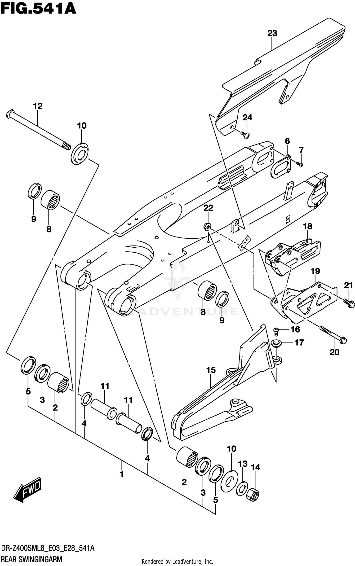 REAR SWINGINGARM