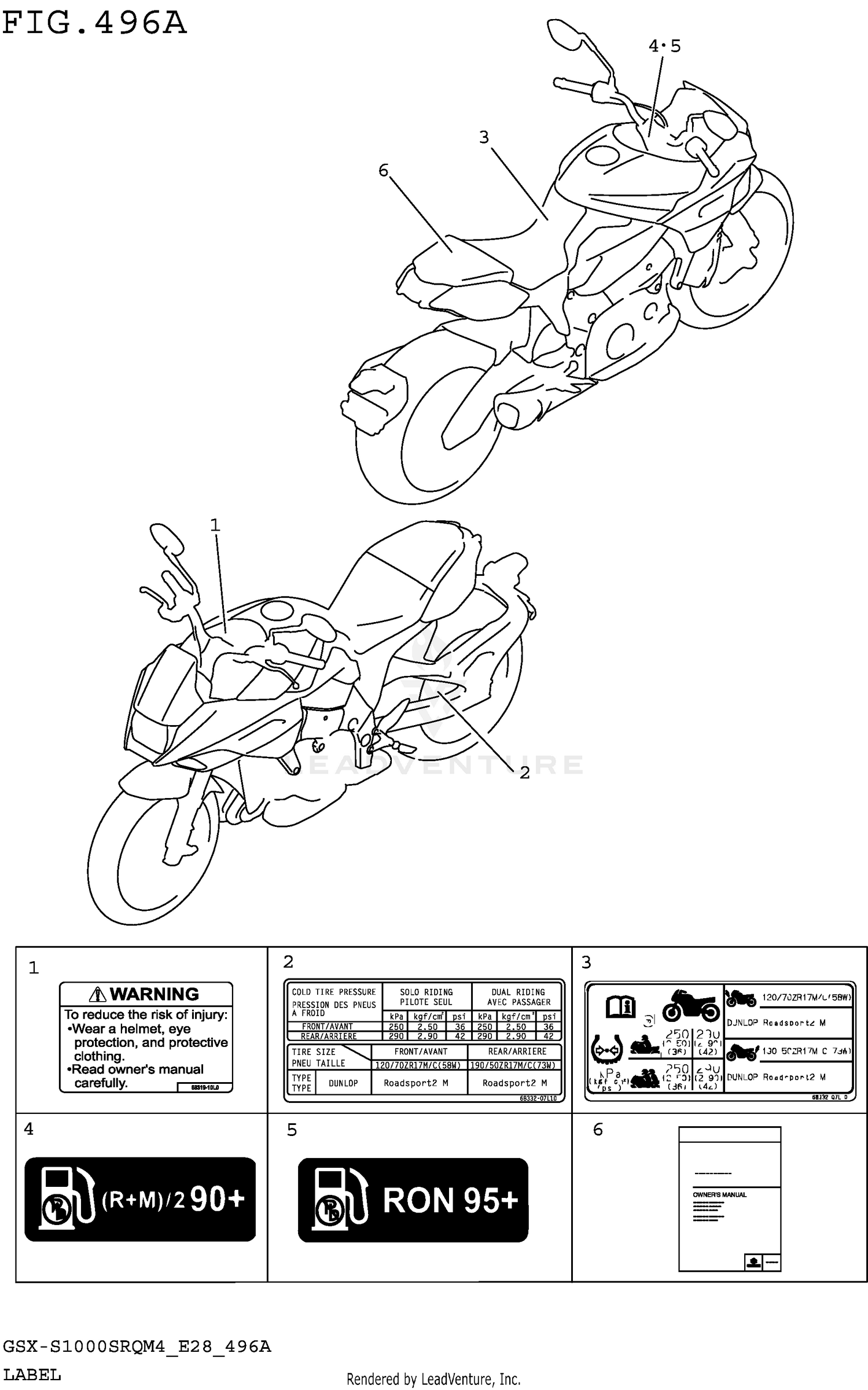 LABEL (GSX-S1000SRQM4 E28)