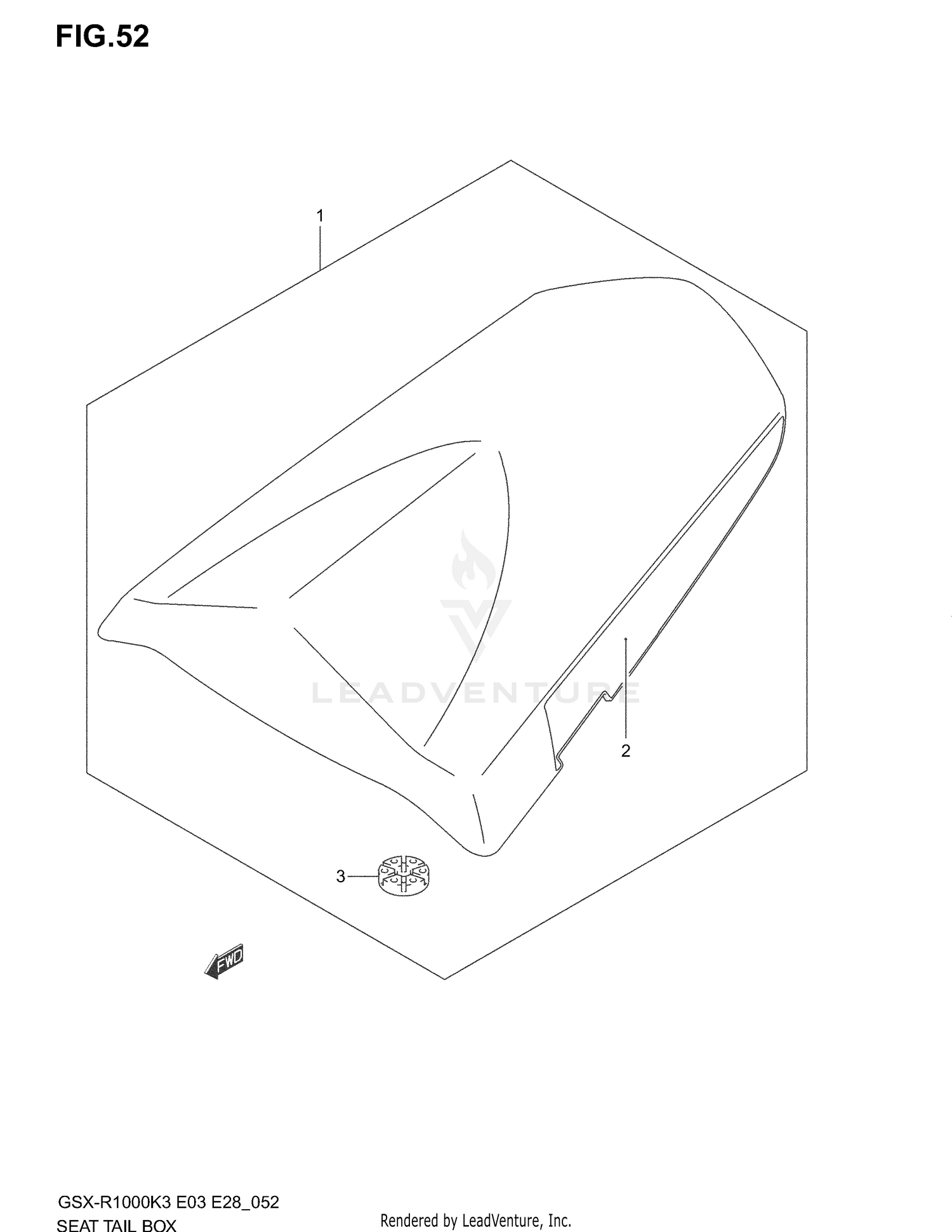 SEAT TAIL BOX (MODEL K3)