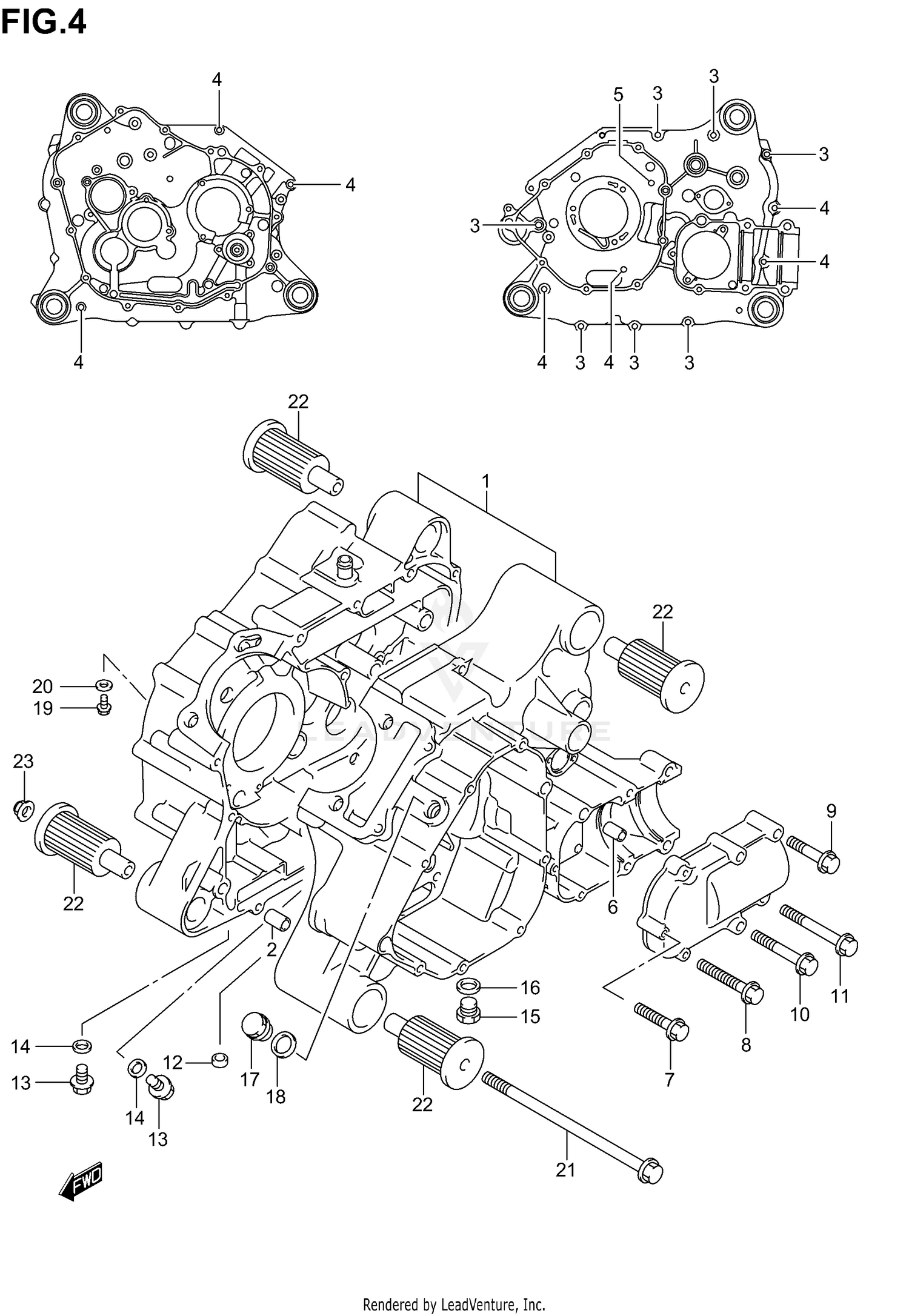 CRANKCASE (MODEL K2)