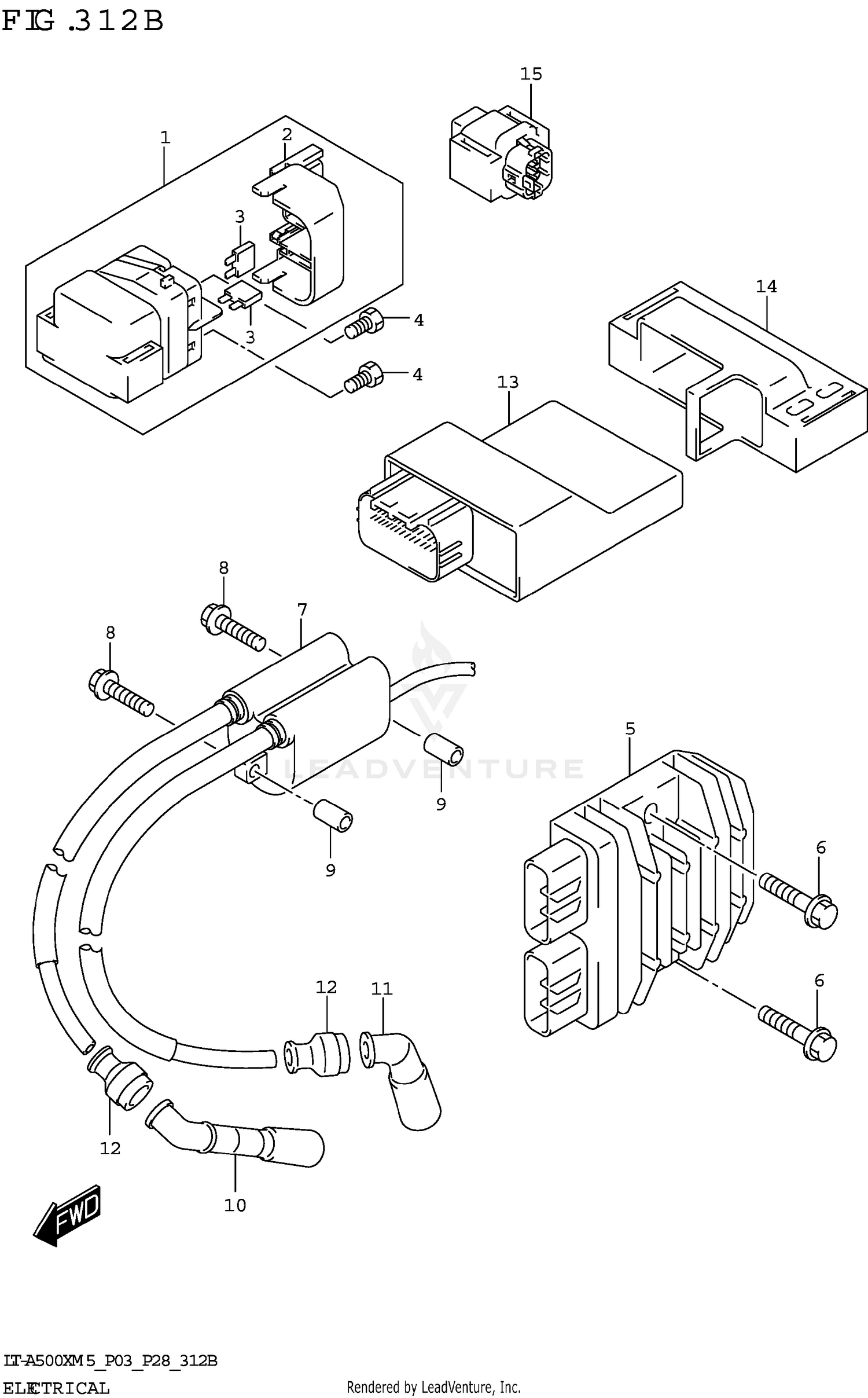 ELECTRICAL (LT-A500X:P33)
