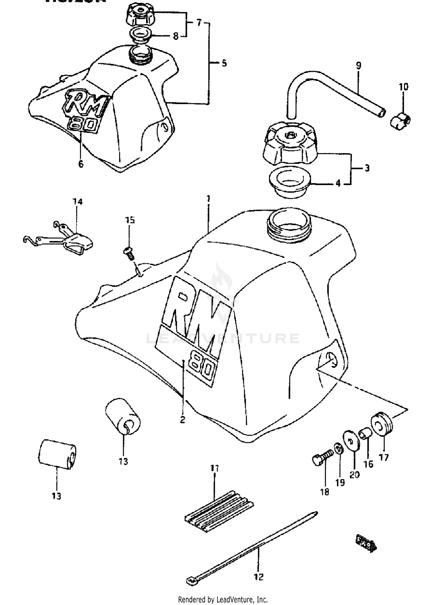 FUEL TANK (MODEL J/K)