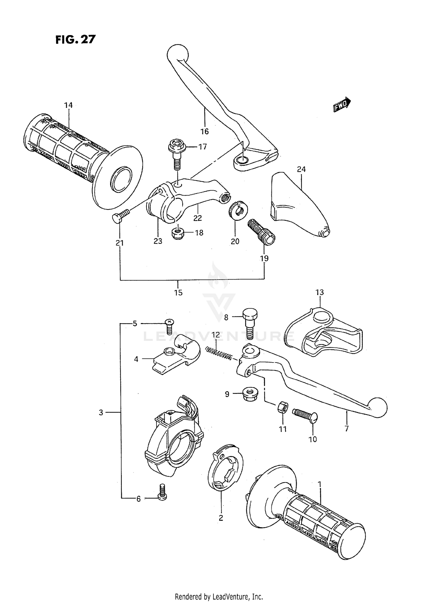 HANDLE SWITCH (N/P/R)