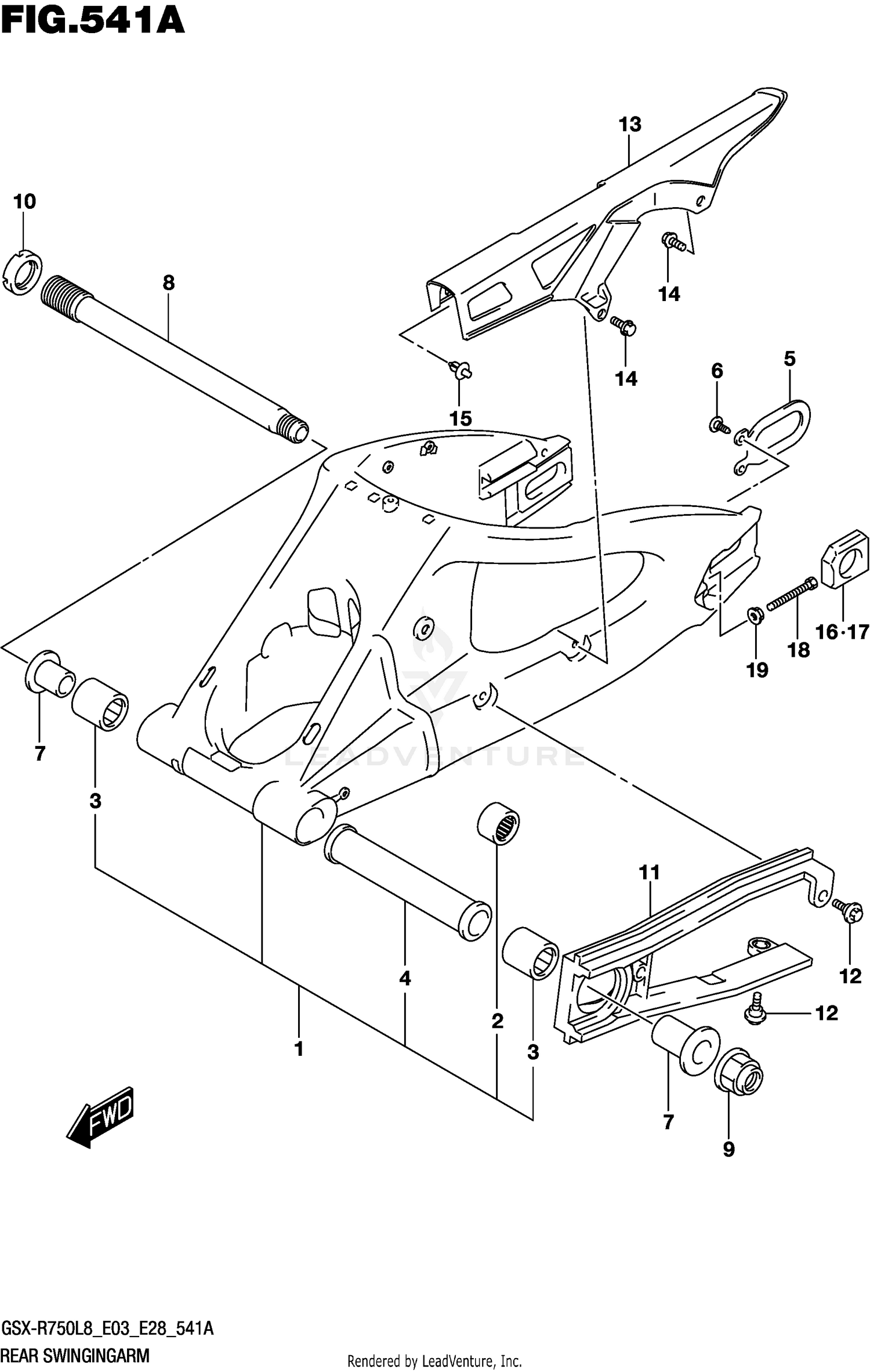 REAR SWINGINGARM