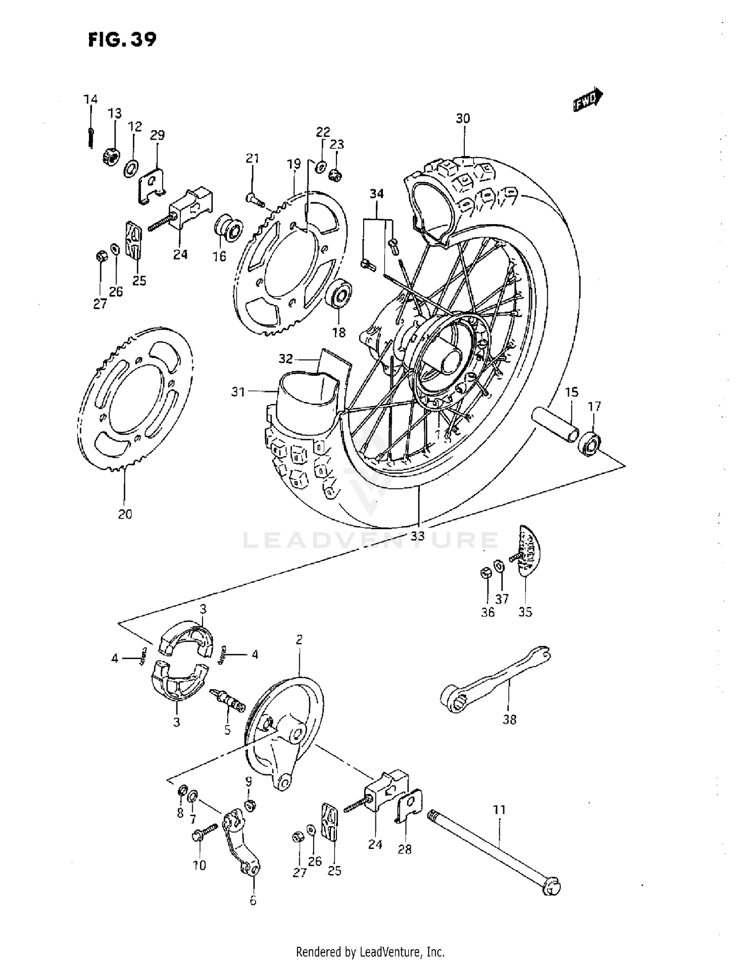 REAR WHEEL (G/H/J/K)