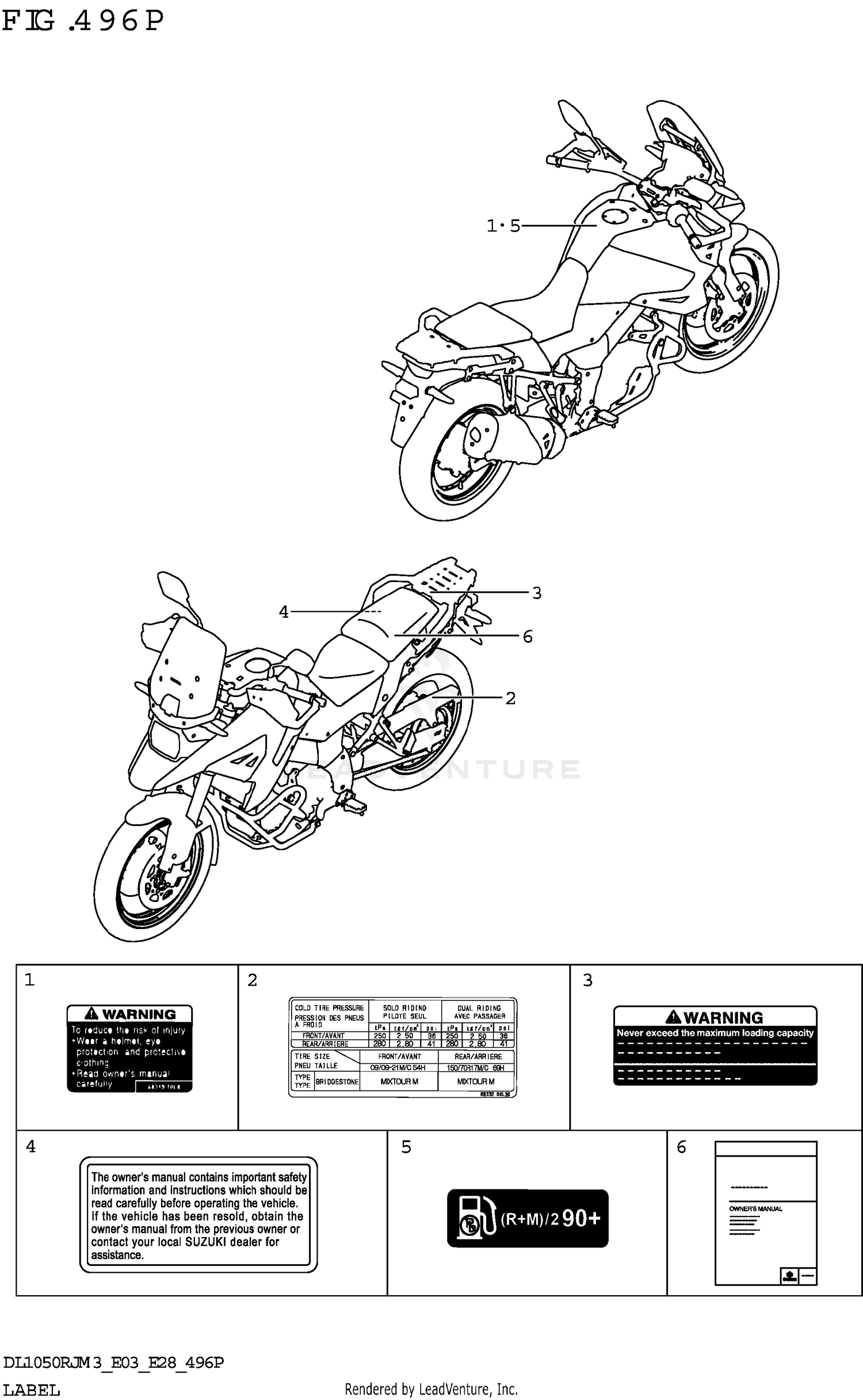 LABEL (DL1050RJ:E03)