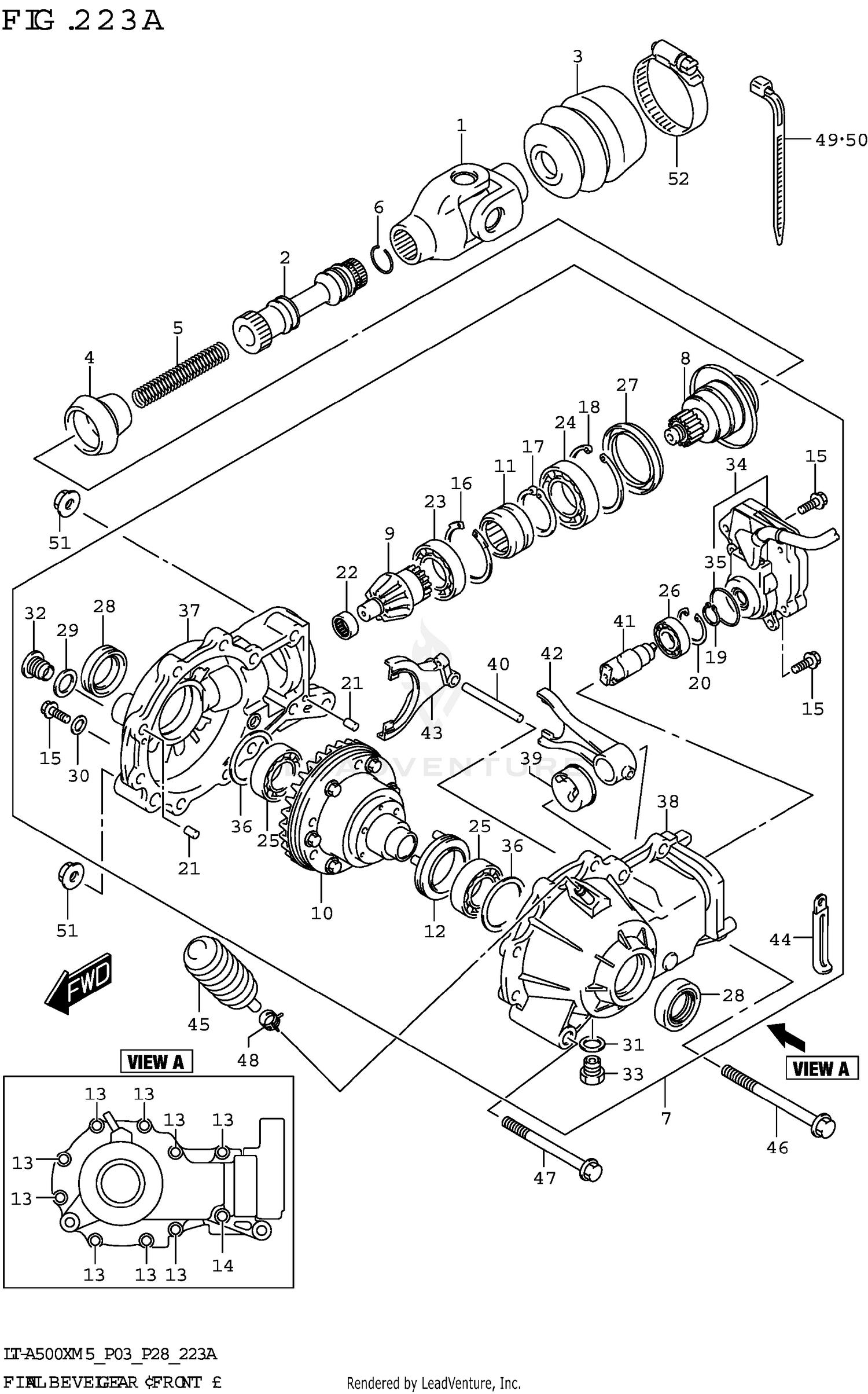 FINAL BEVEL GEAR (FRONT)