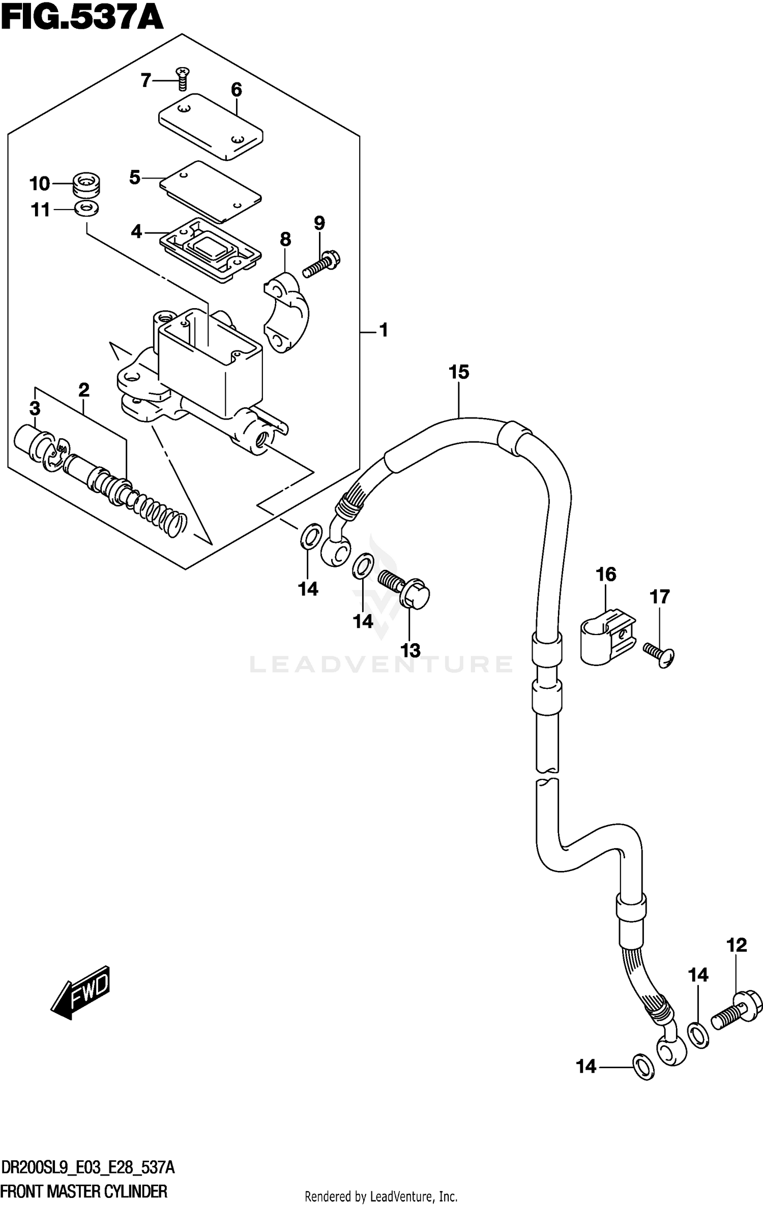 FRONT MASTER CYLINDER