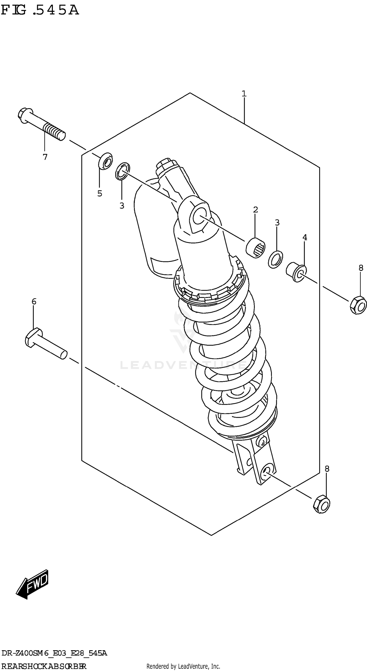 REAR SHOCK ABSORBER
