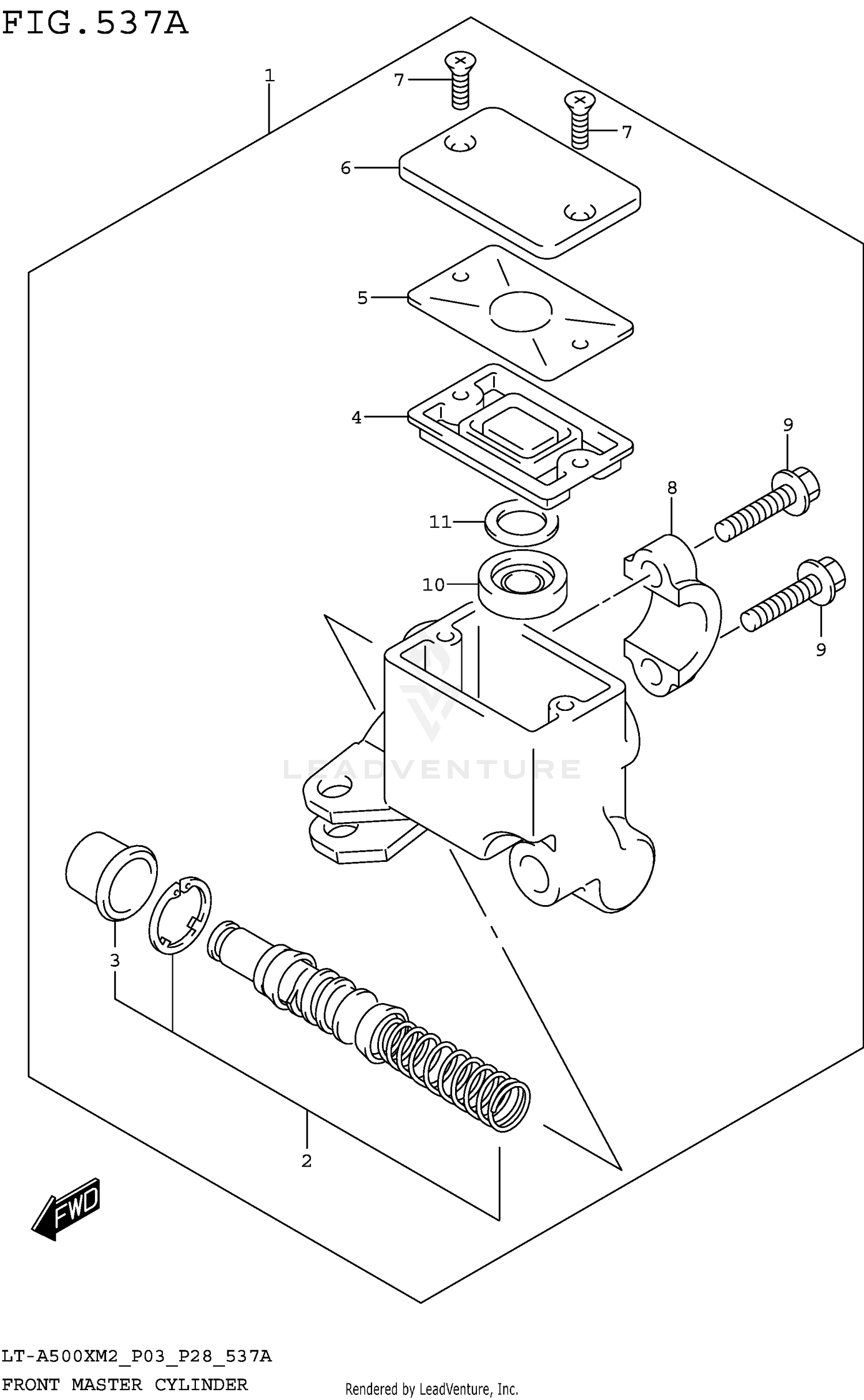 FRONT MASTER CYLINDER
