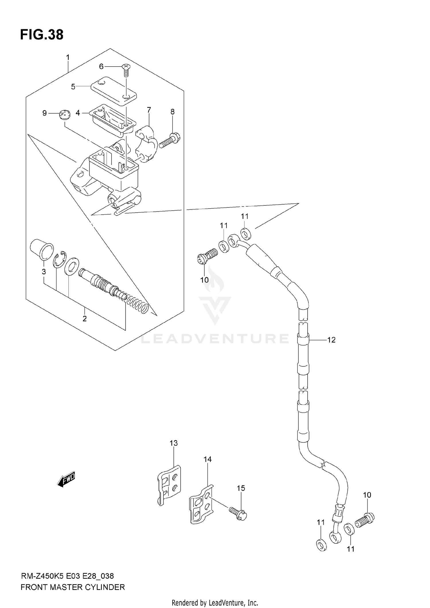 FRONT MASTER CYLINDER