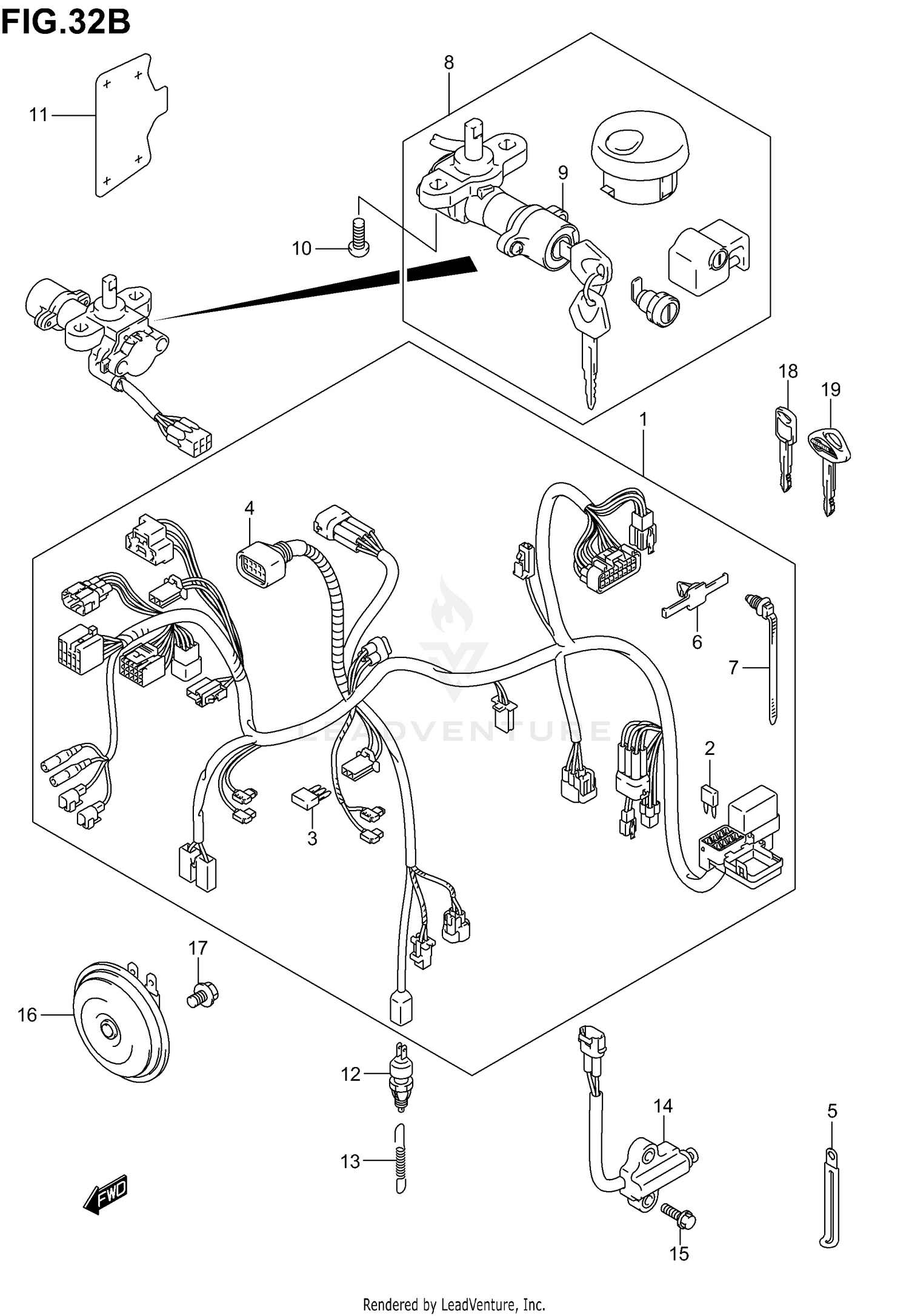 WIRING HARNESS (MODEL K4)
