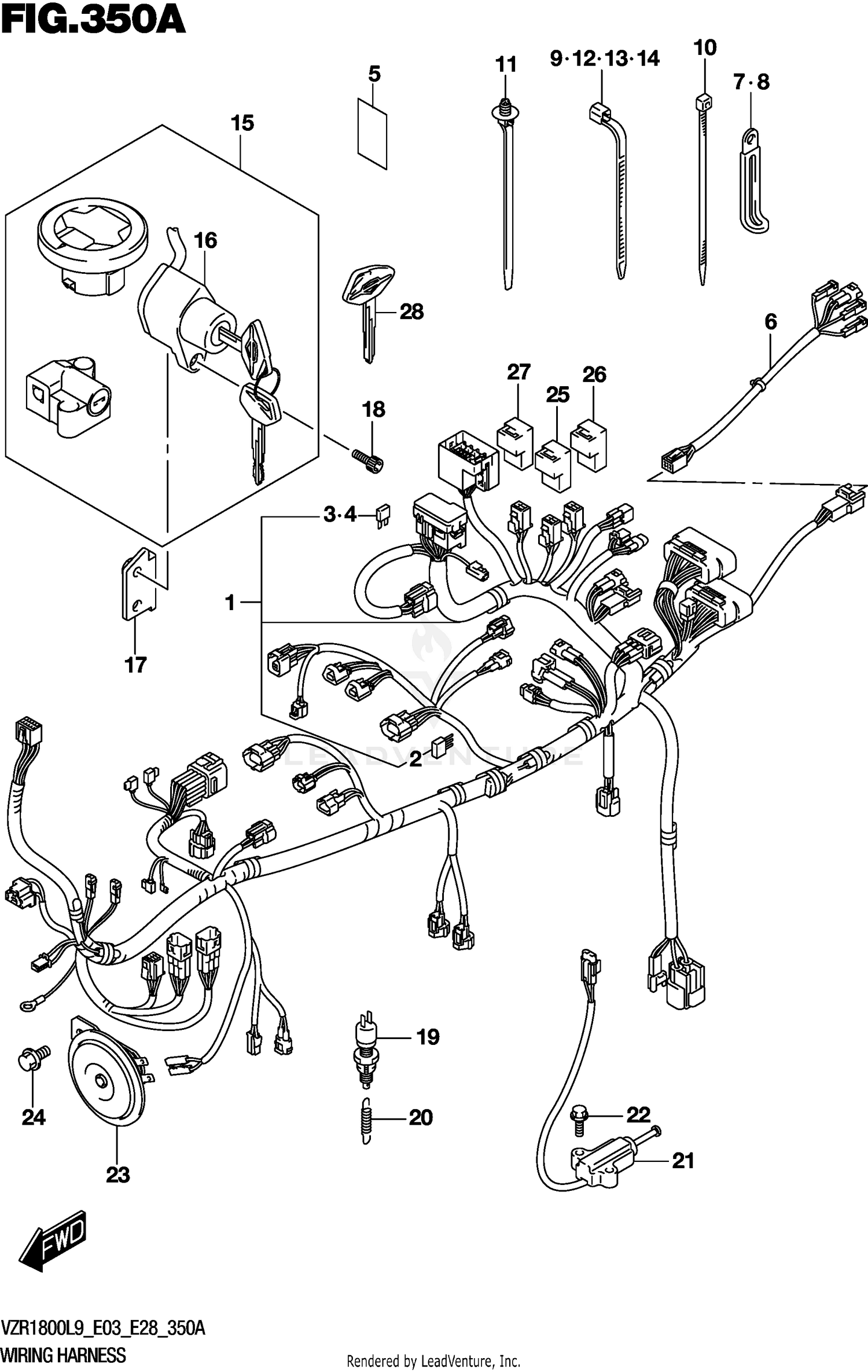 WIRING HARNESS (VZR1800L9 E28)