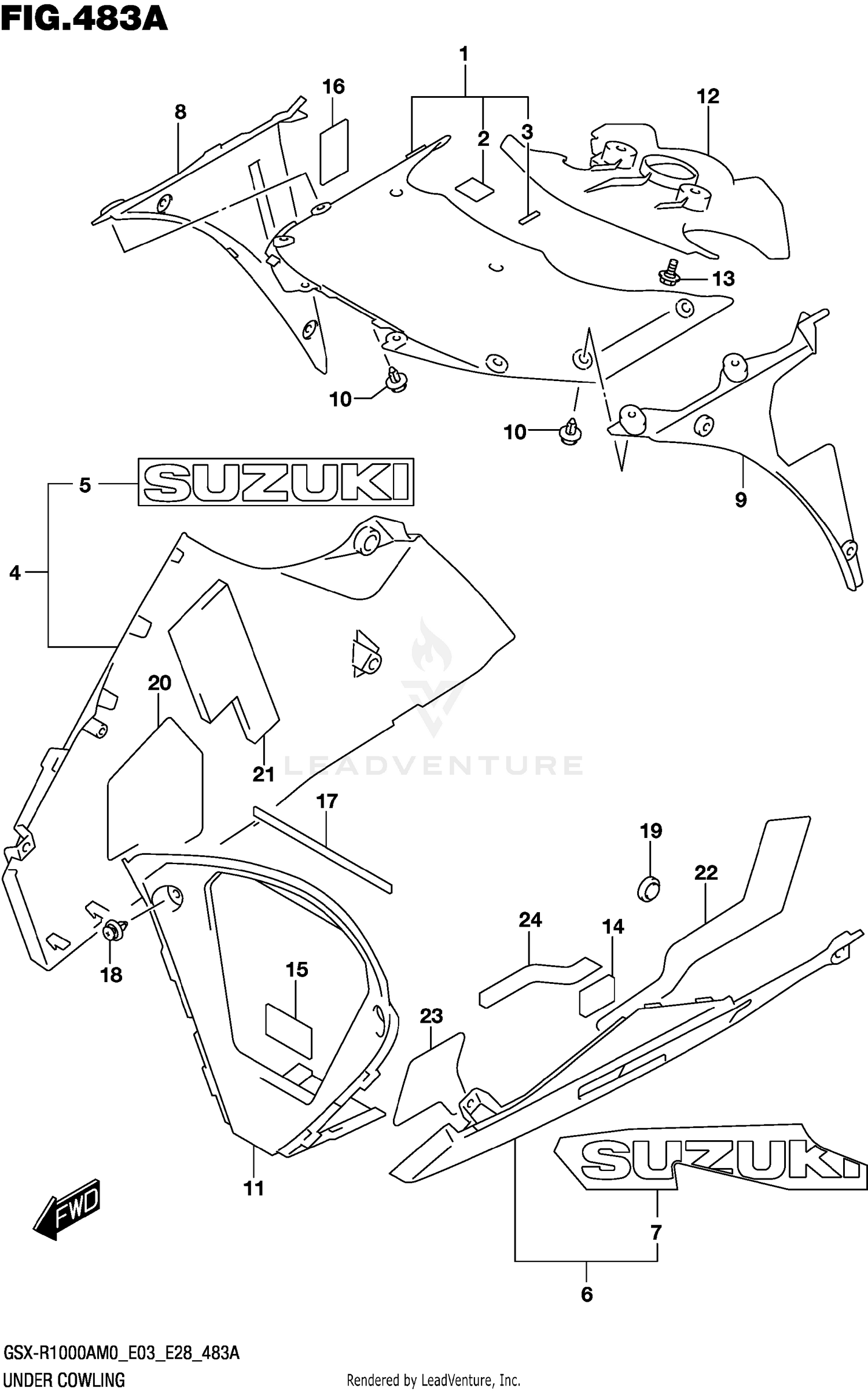 UNDER COWLING (GSX-R1000A)