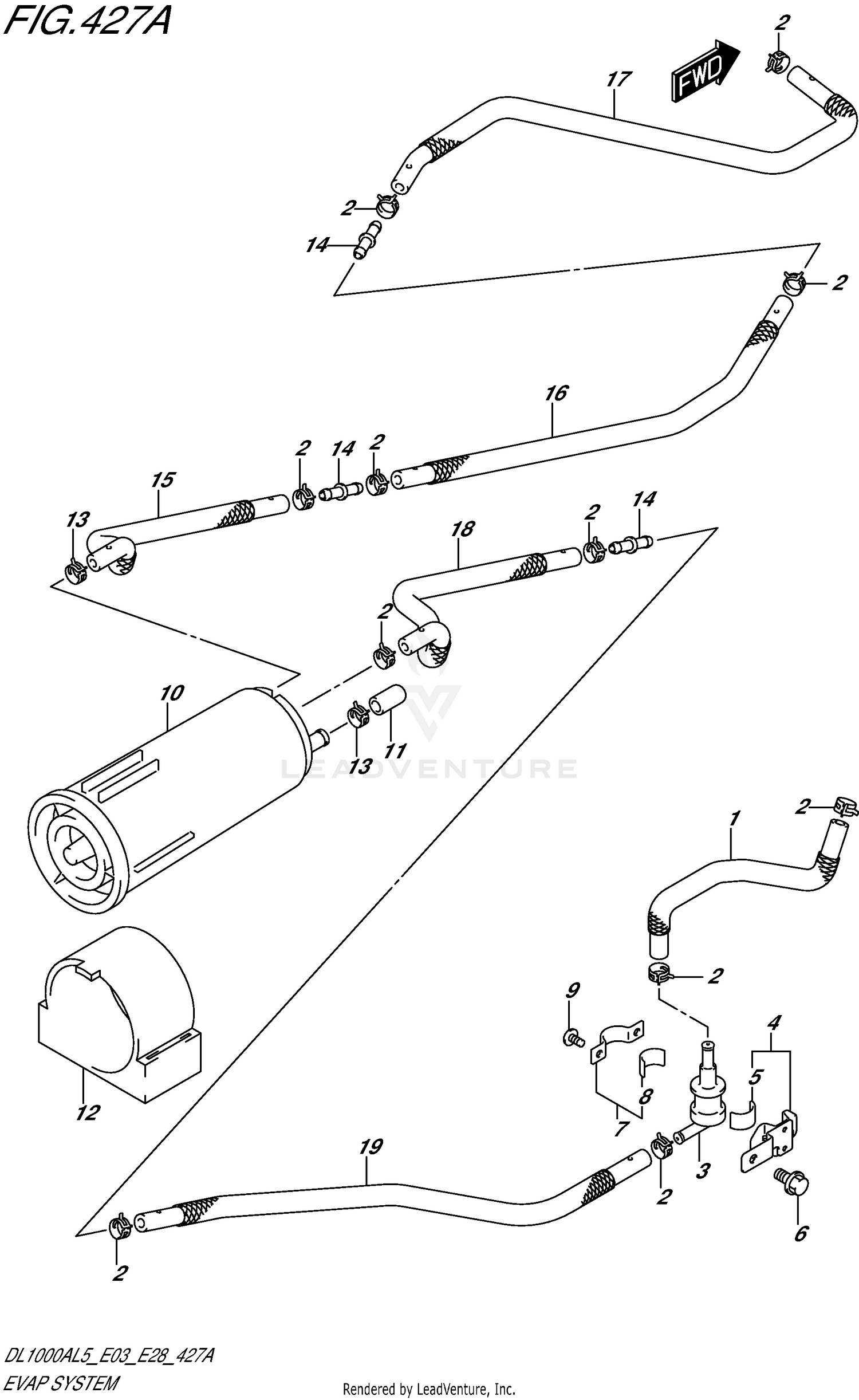 EVAP SYSTEM (DL1000AL5 E33)