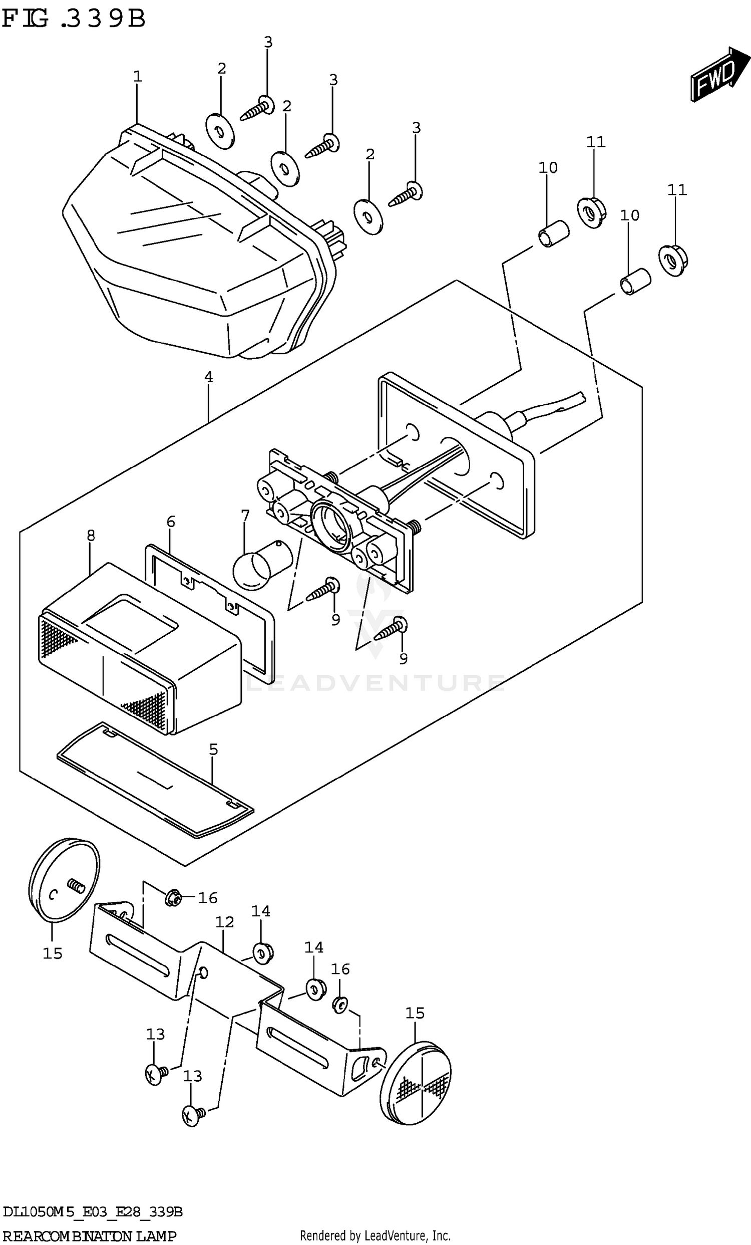 REAR COMBINATION LAMP