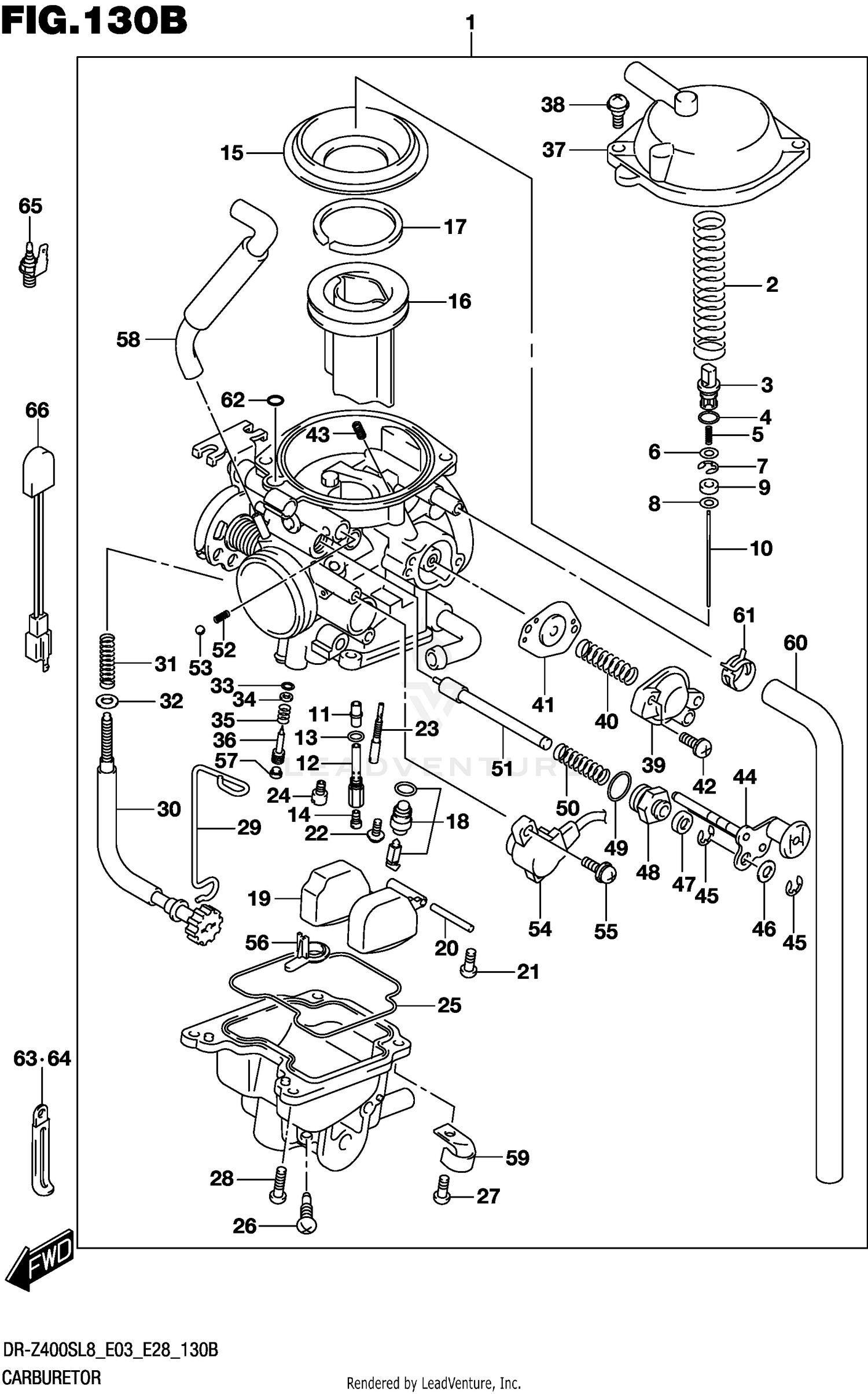 CARBURETOR (DR-Z400SL8 E28)