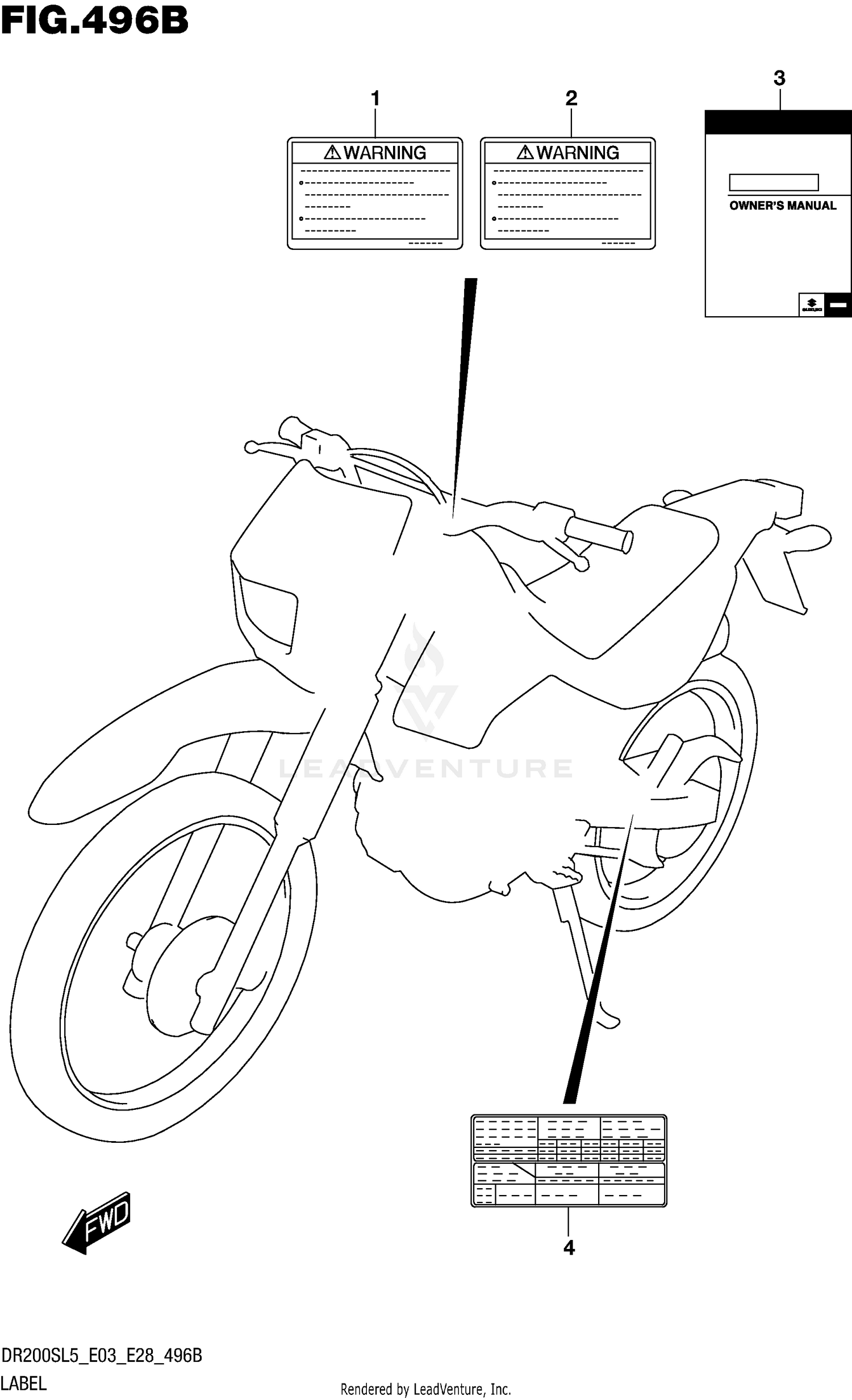 LABEL (DR200SL5 E28)